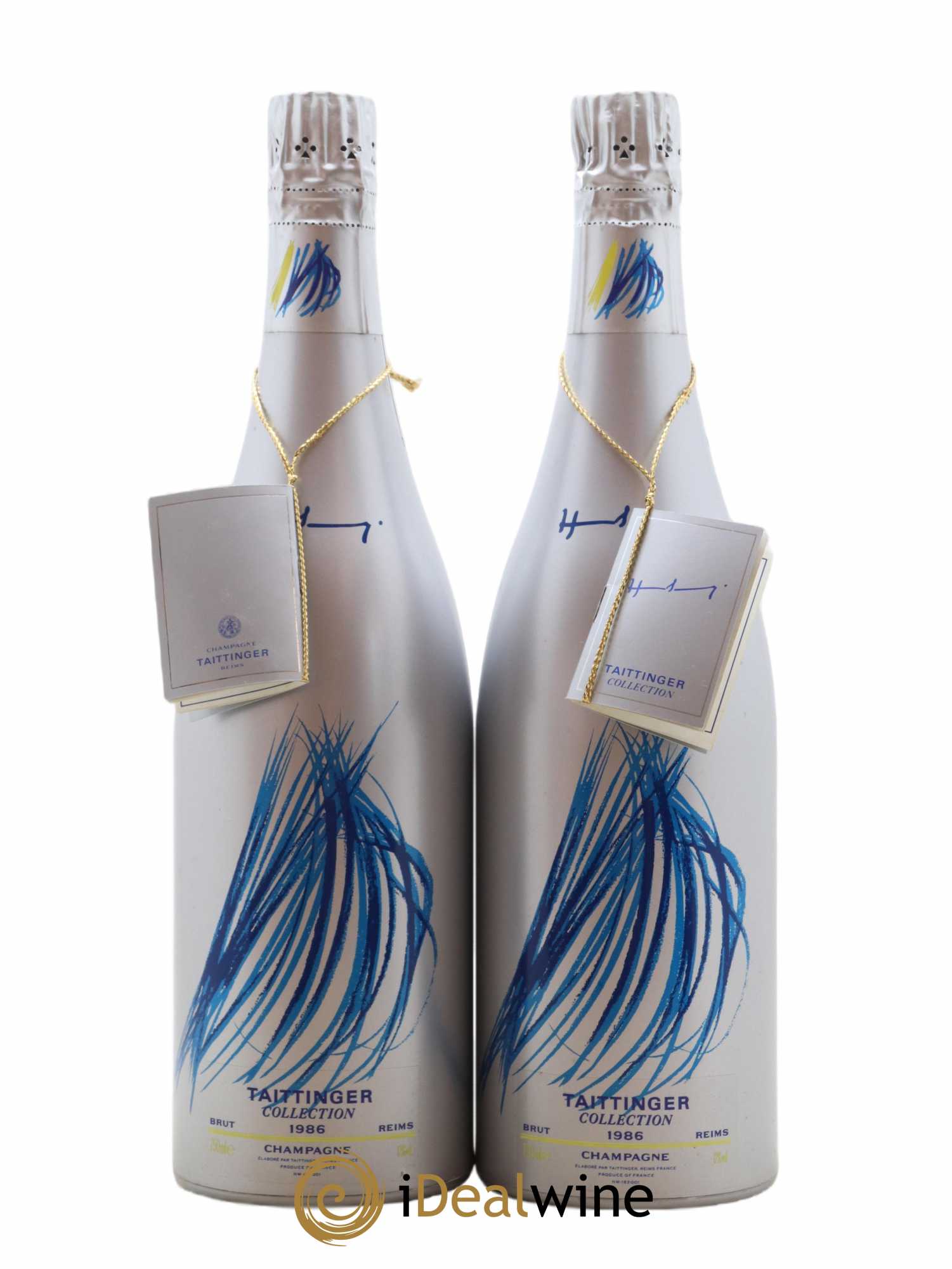 1986 - Collection Hans Hartung Taittinger 1986 - Lot of 2 bottles - 1