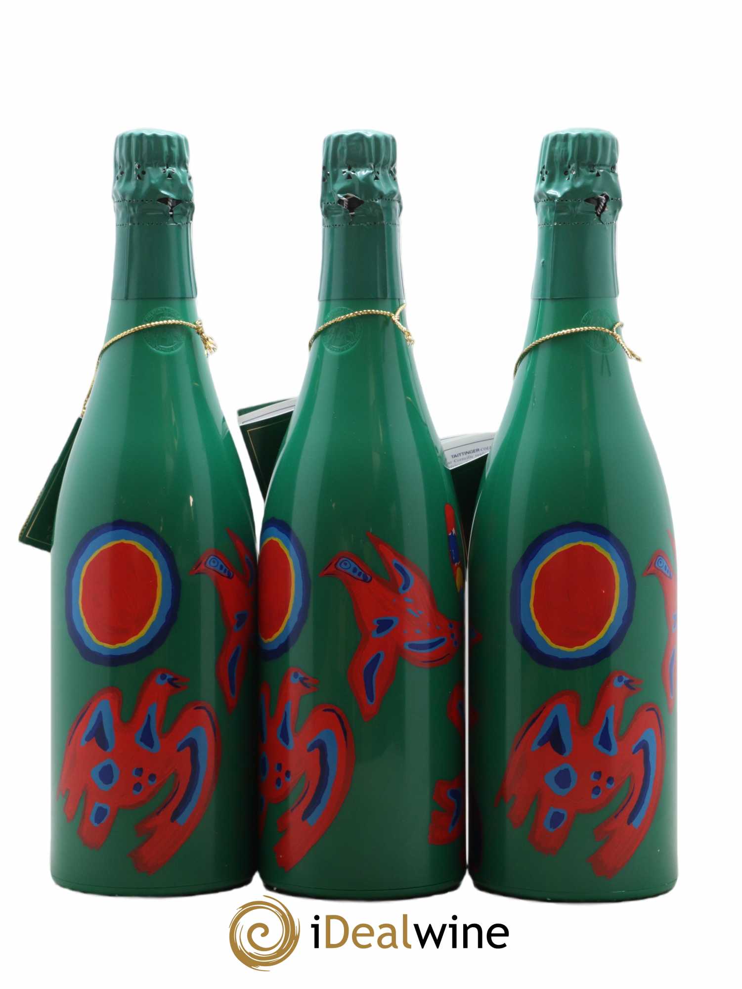 1990 -Collection Cornelis van Beverloo (Corneille) Taittinger 1990 - Lot of 3 bottles - 2