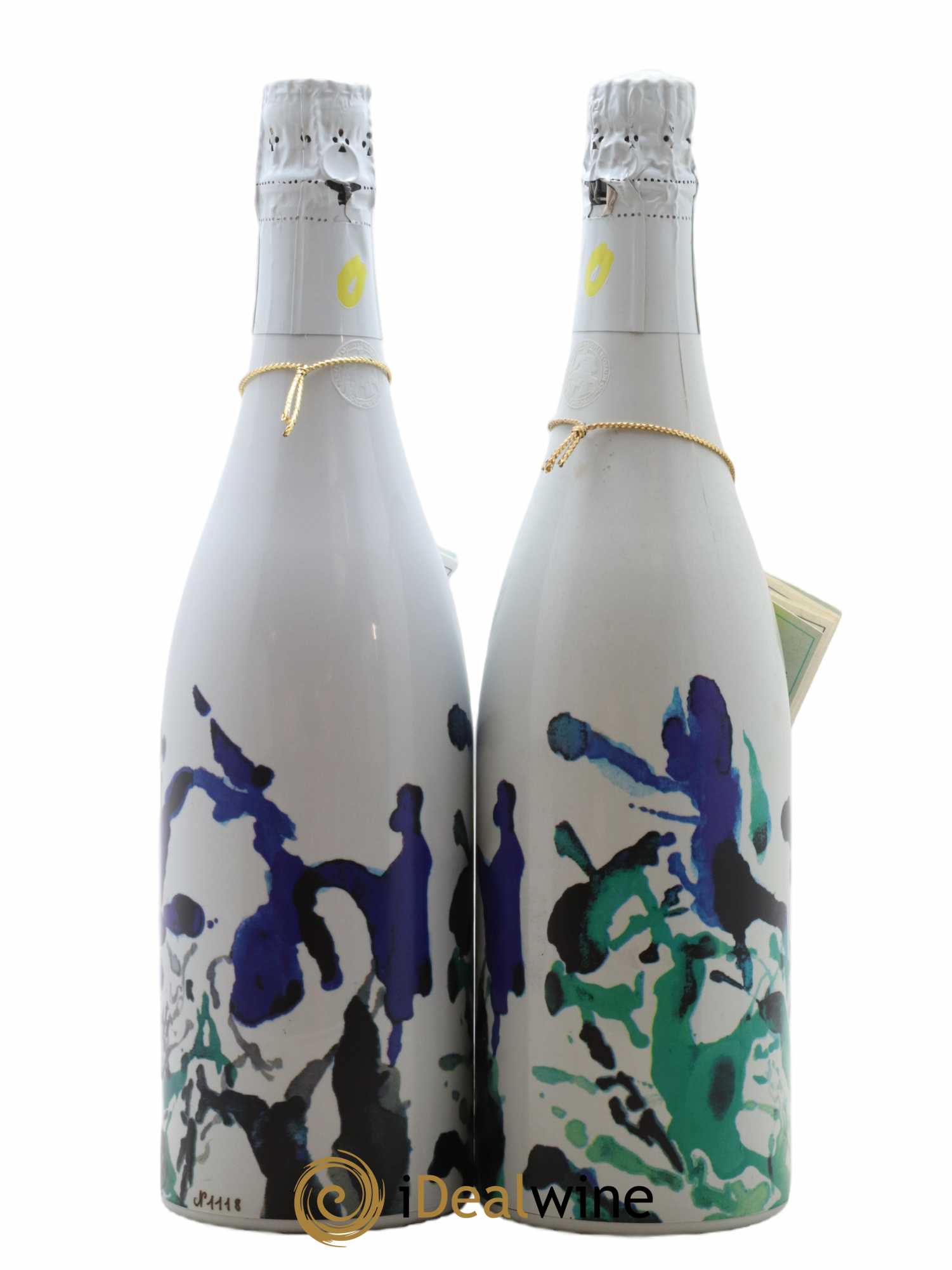 1998 - Collection Zao Wou Ki Taittinger 1998 - Lot de 2 bouteilles - 2