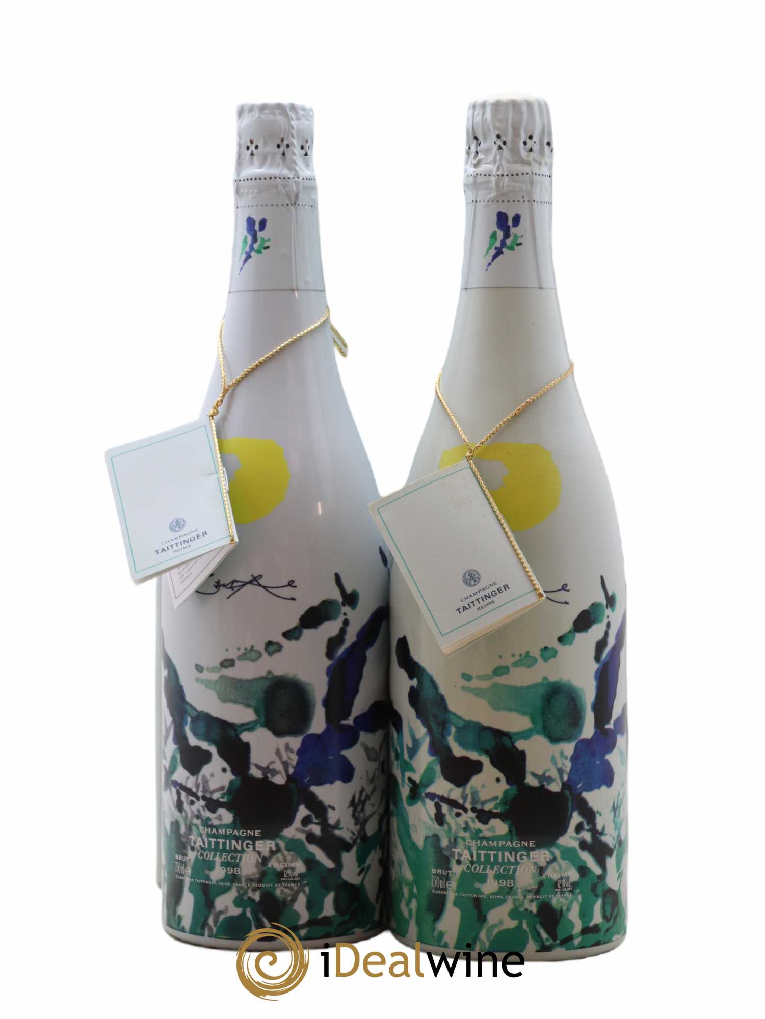 1998 - Collection Zao Wou Ki Taittinger 1998 - Lot de 2 bouteilles - 0