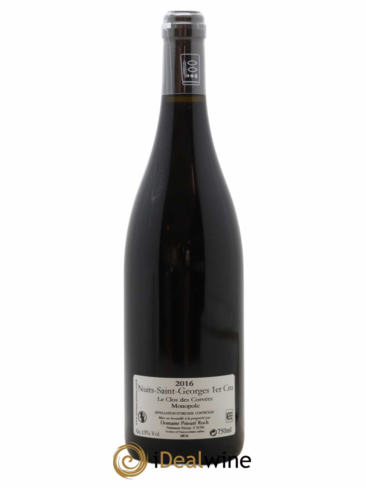 Nuits-Saint-Georges 1er Cru Le Clos des Corvées Vieilles Vignes Prieuré Roch 2016 - Lot de 1 bouteille - 1