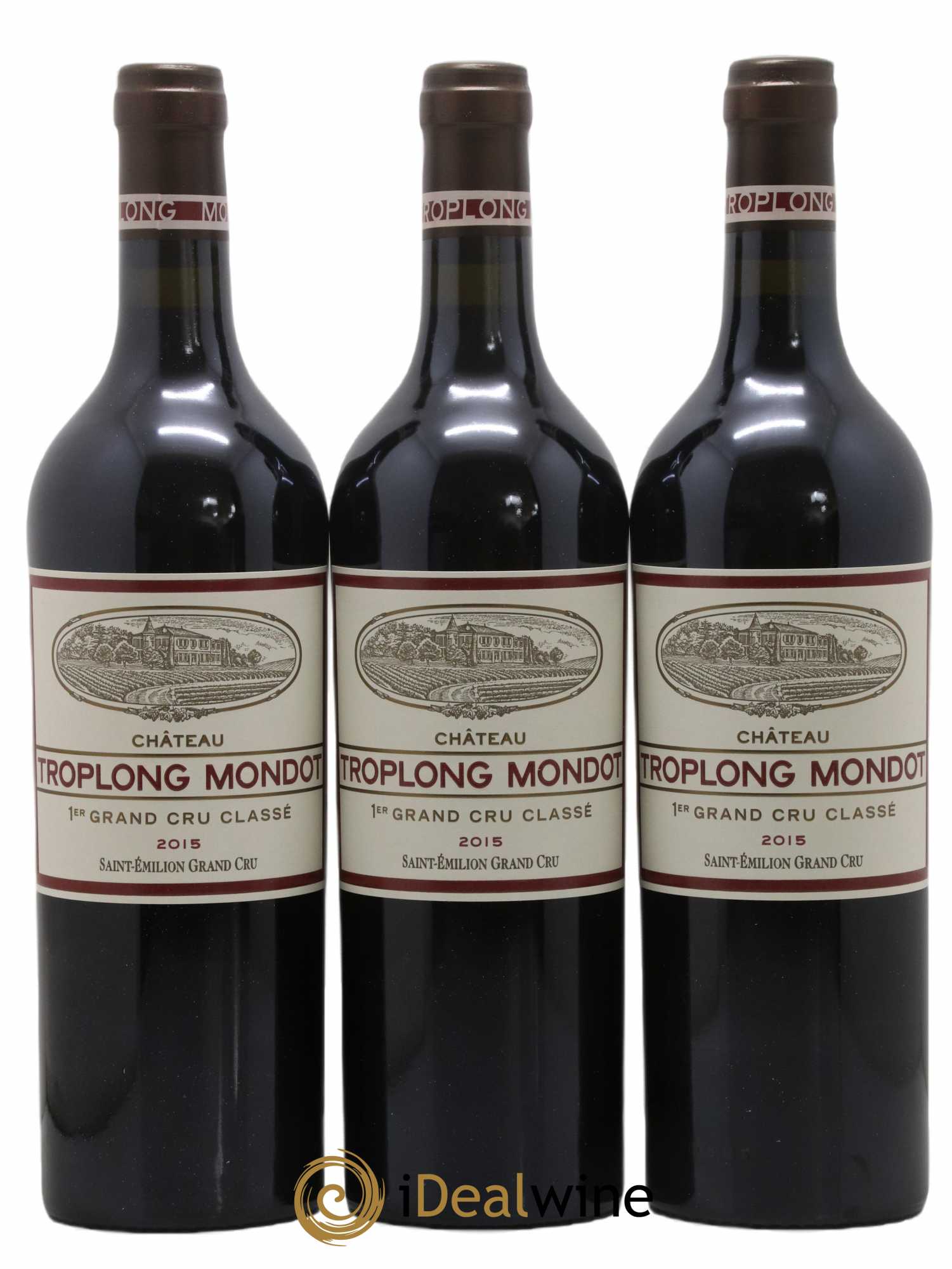 Château Troplong Mondot 1er Grand Cru Classé B 2015 - Lot de 6 bouteilles - 1