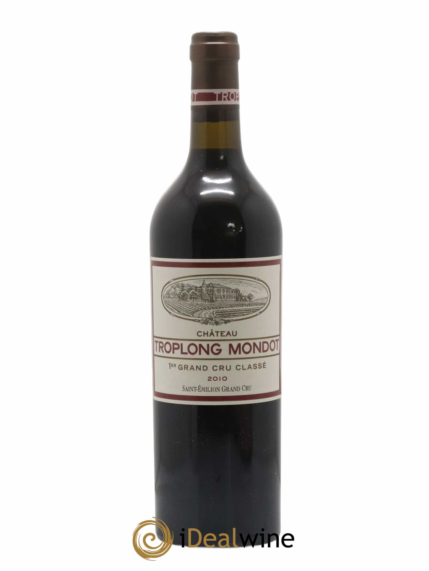 Château Troplong Mondot 1er Grand Cru Classé B 2010 - Lot de 1 bouteille - 0