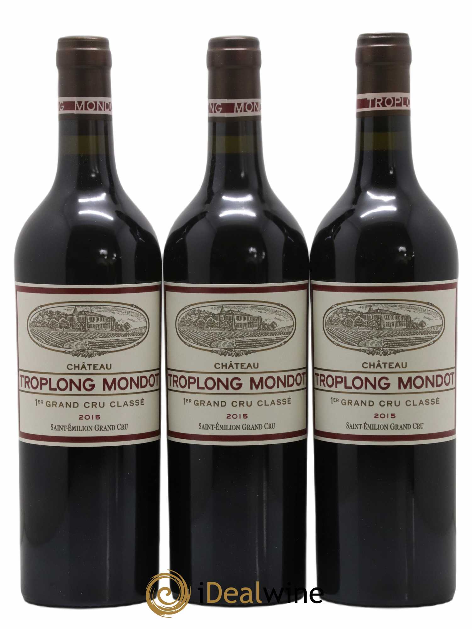 Château Troplong Mondot 1er Grand Cru Classé B 2015 - Lot de 6 bouteilles - 1