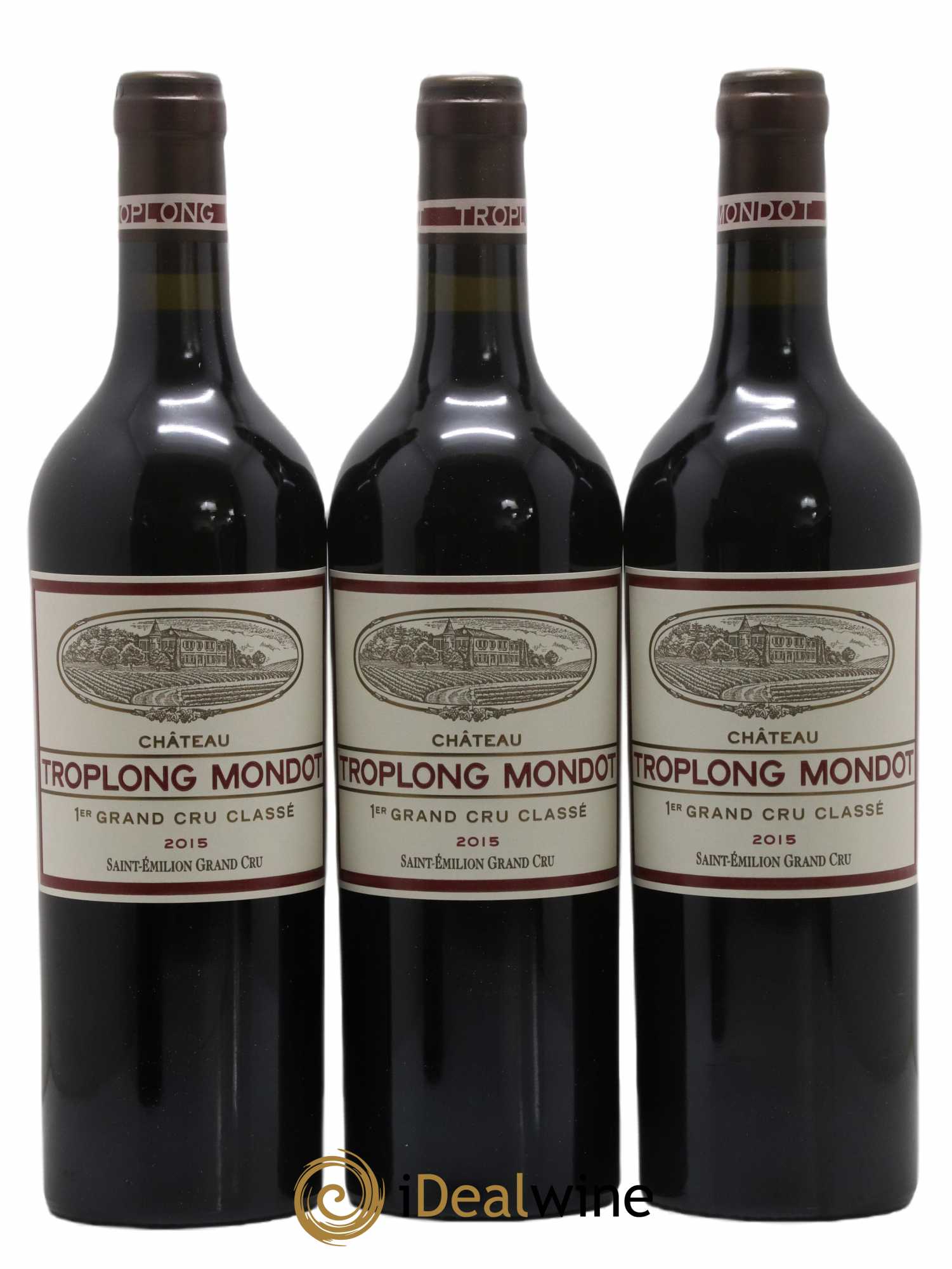 Château Troplong Mondot 1er Grand Cru Classé B 2015 - Lot de 6 bouteilles - 2