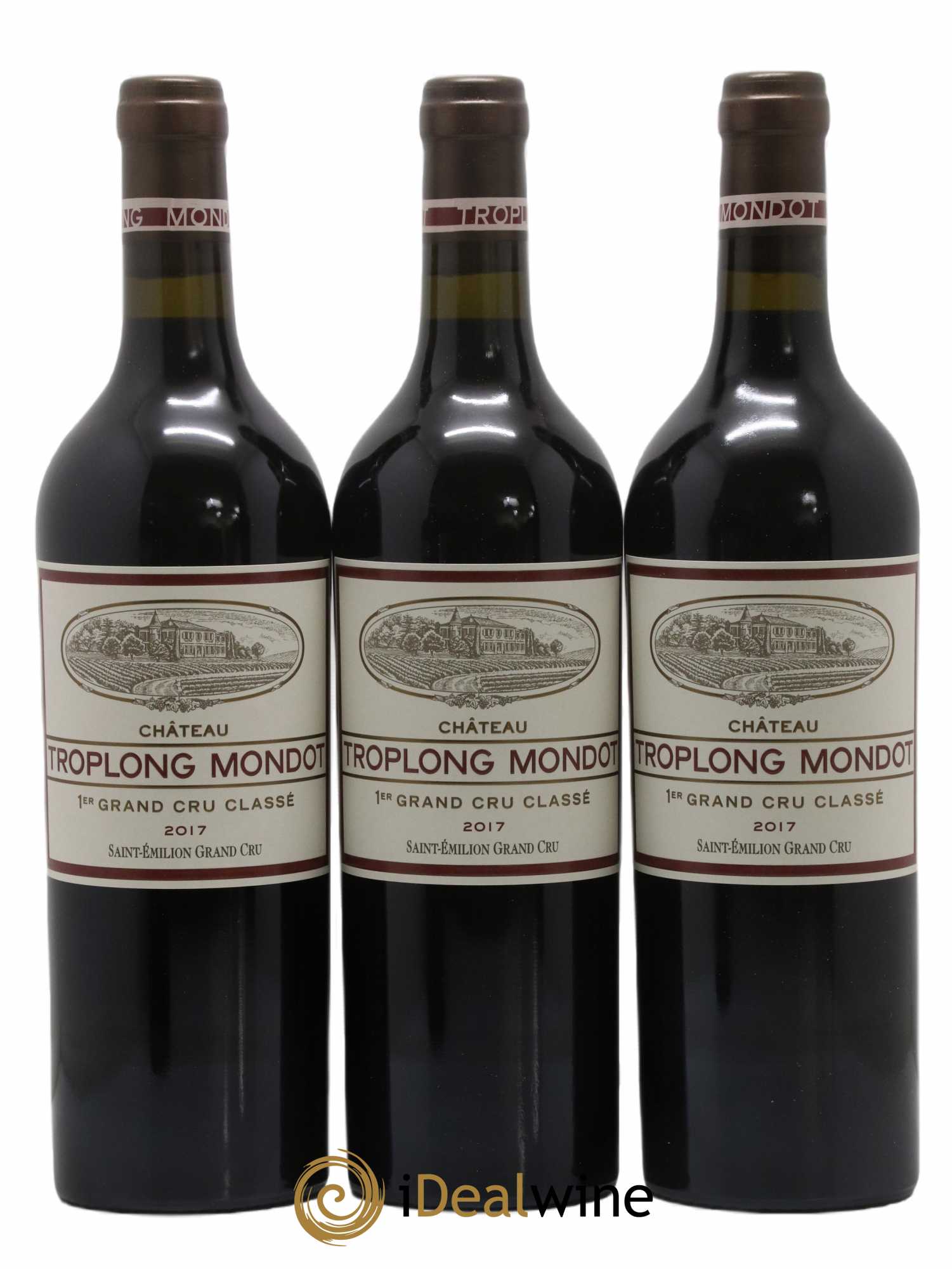 Château Troplong Mondot 1er Grand Cru Classé B 2017 - Lot de 6 bouteilles - 2