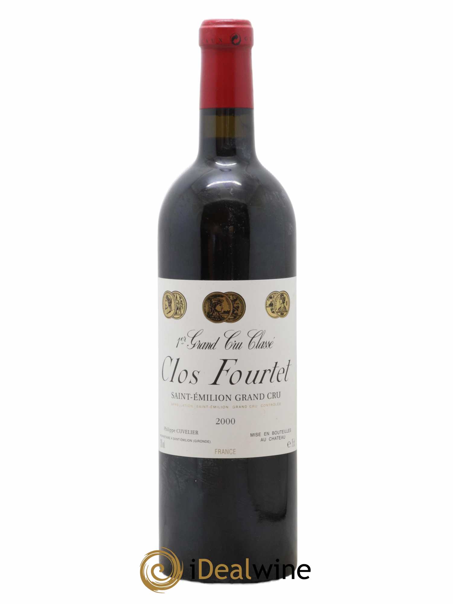 Clos Fourtet 1er Grand Cru Classé B 2000 - Lot de 1 bouteille - 0