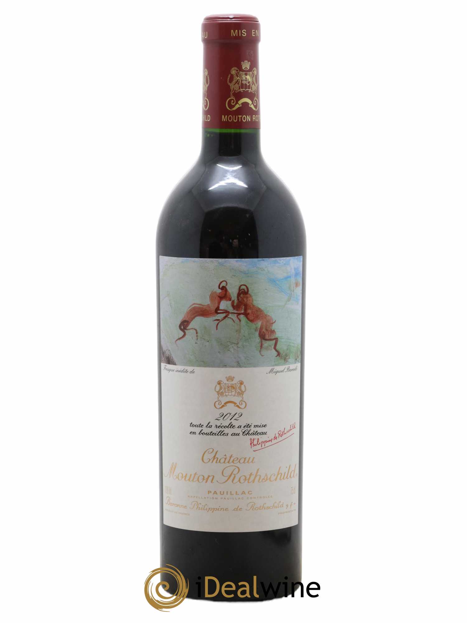 Château Mouton Rothschild 1er Grand Cru Classé 2012 - Lot de 1 bouteille - 0