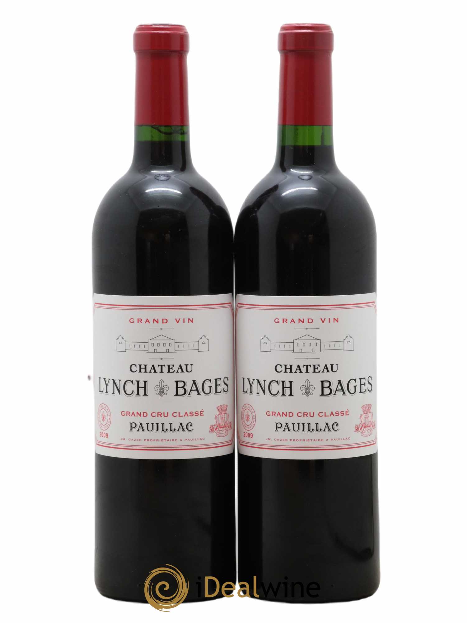 Château Lynch Bages 5ème Grand Cru Classé 2009 - Lot de 2 bouteilles - 0