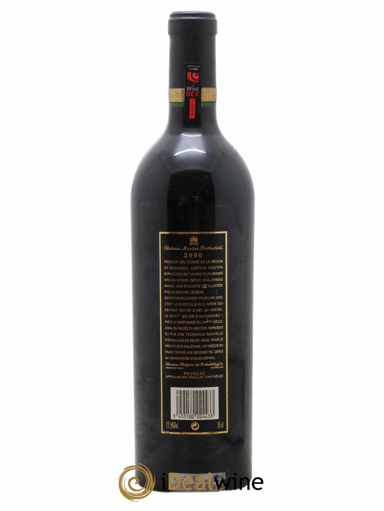 Château Mouton Rothschild 1er Grand Cru Classé 2000 - Lot of 1 bottle - 1