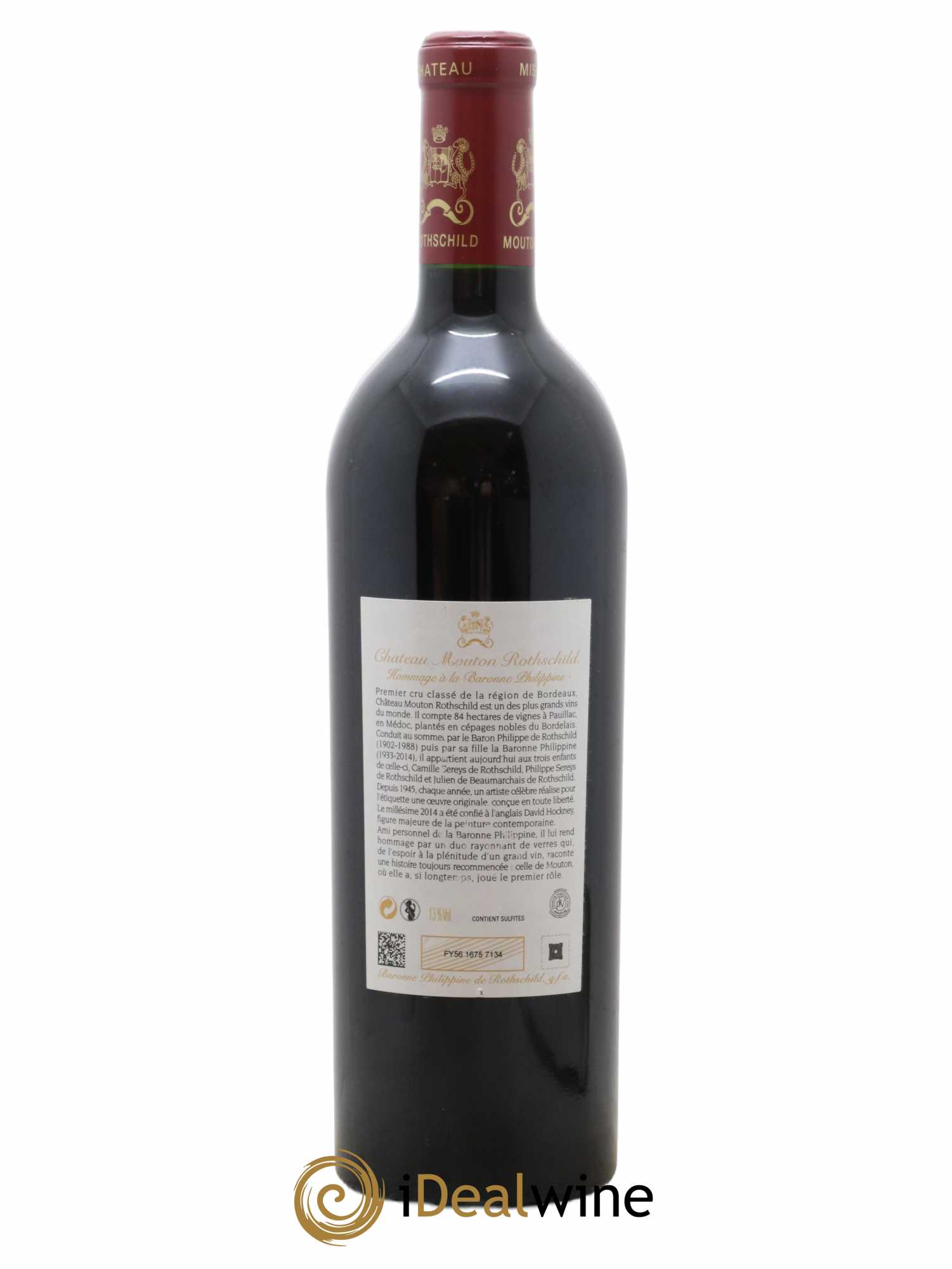 Château Mouton Rothschild 1er Grand Cru Classé 2014 - Lot de 1 bouteille - 1