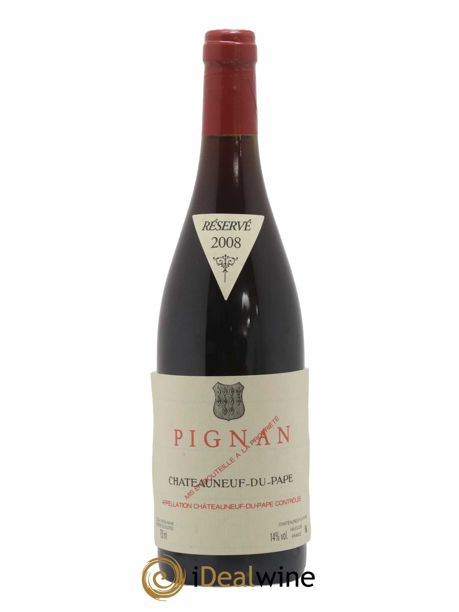 Châteauneuf-du-Pape Pignan Emmanuel Reynaud 2008 - Lot de 1 bouteille - 0