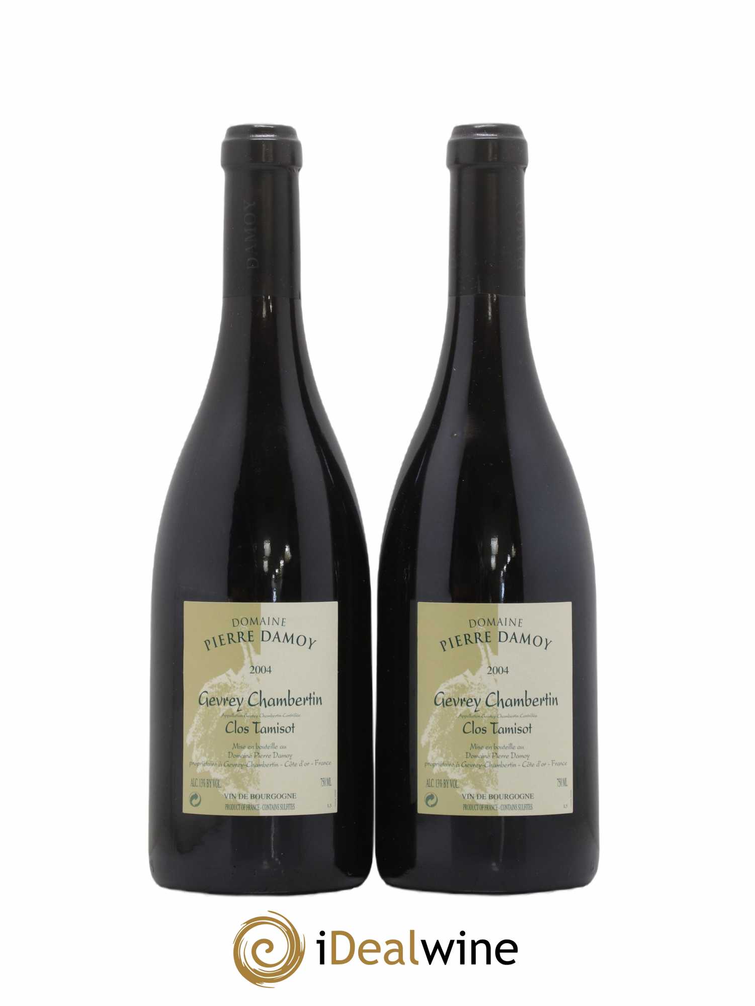 Gevrey-Chambertin Clos Tamisot Pierre Damoy 2004 - Lot de 2 bouteilles - 0