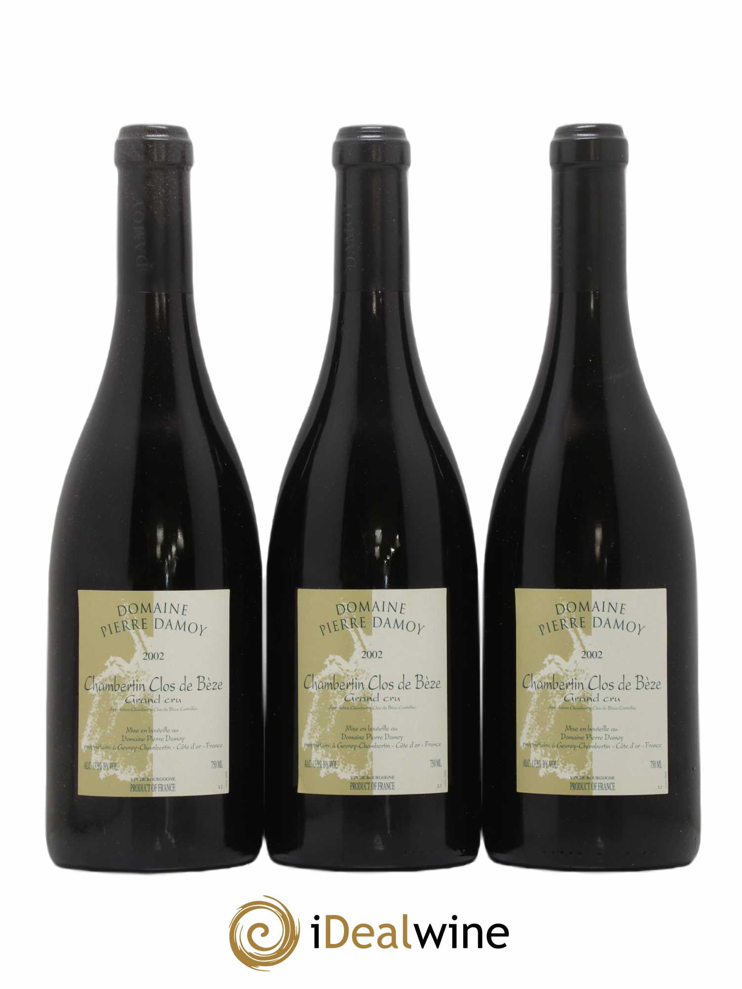 Chambertin Clos de Bèze Grand Cru Pierre Damoy 2002 - Posten von 3 Flaschen - 0