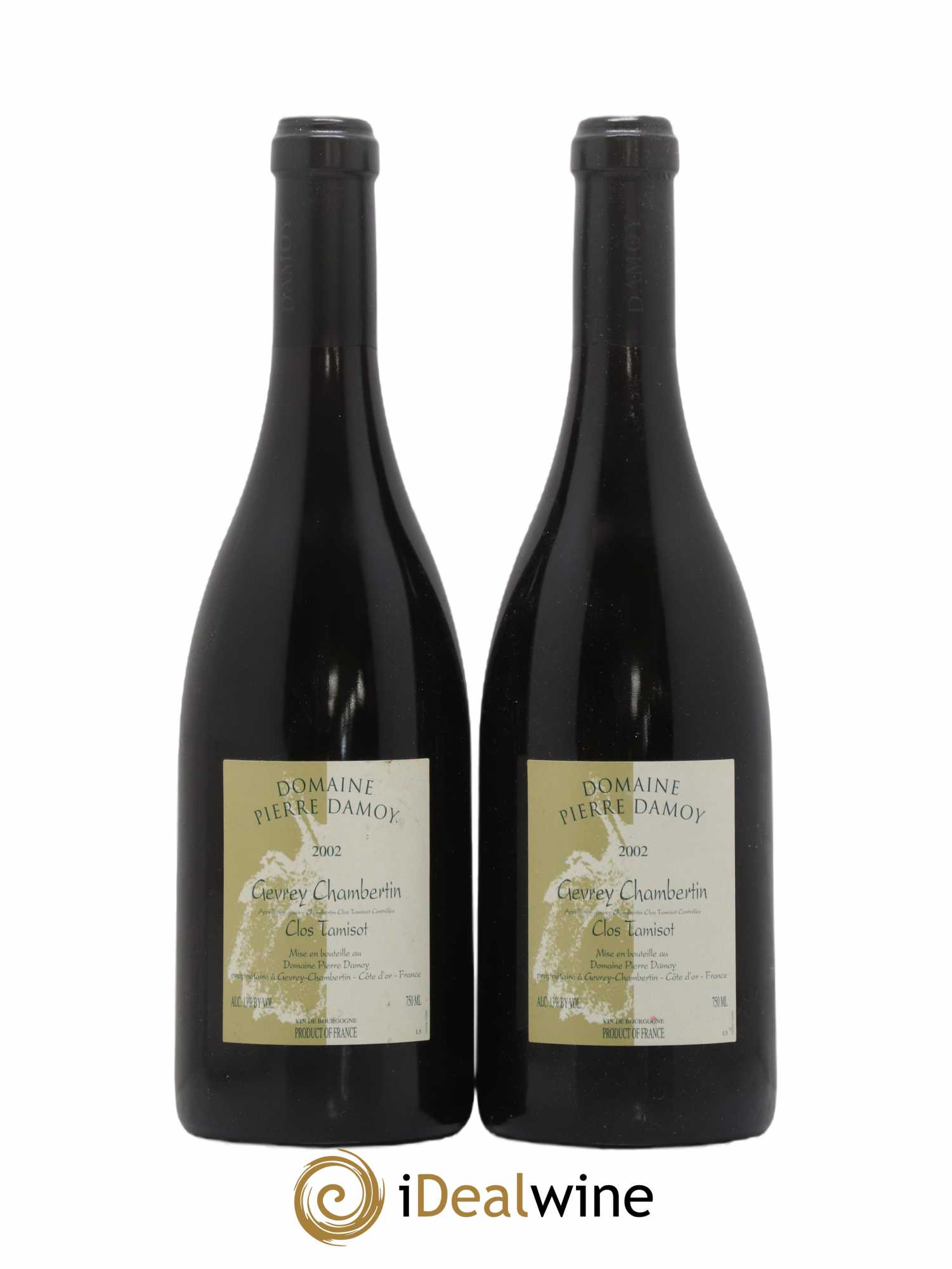 Gevrey-Chambertin Clos Tamisot Pierre Damoy 2002 - Lot de 2 bouteilles - 0