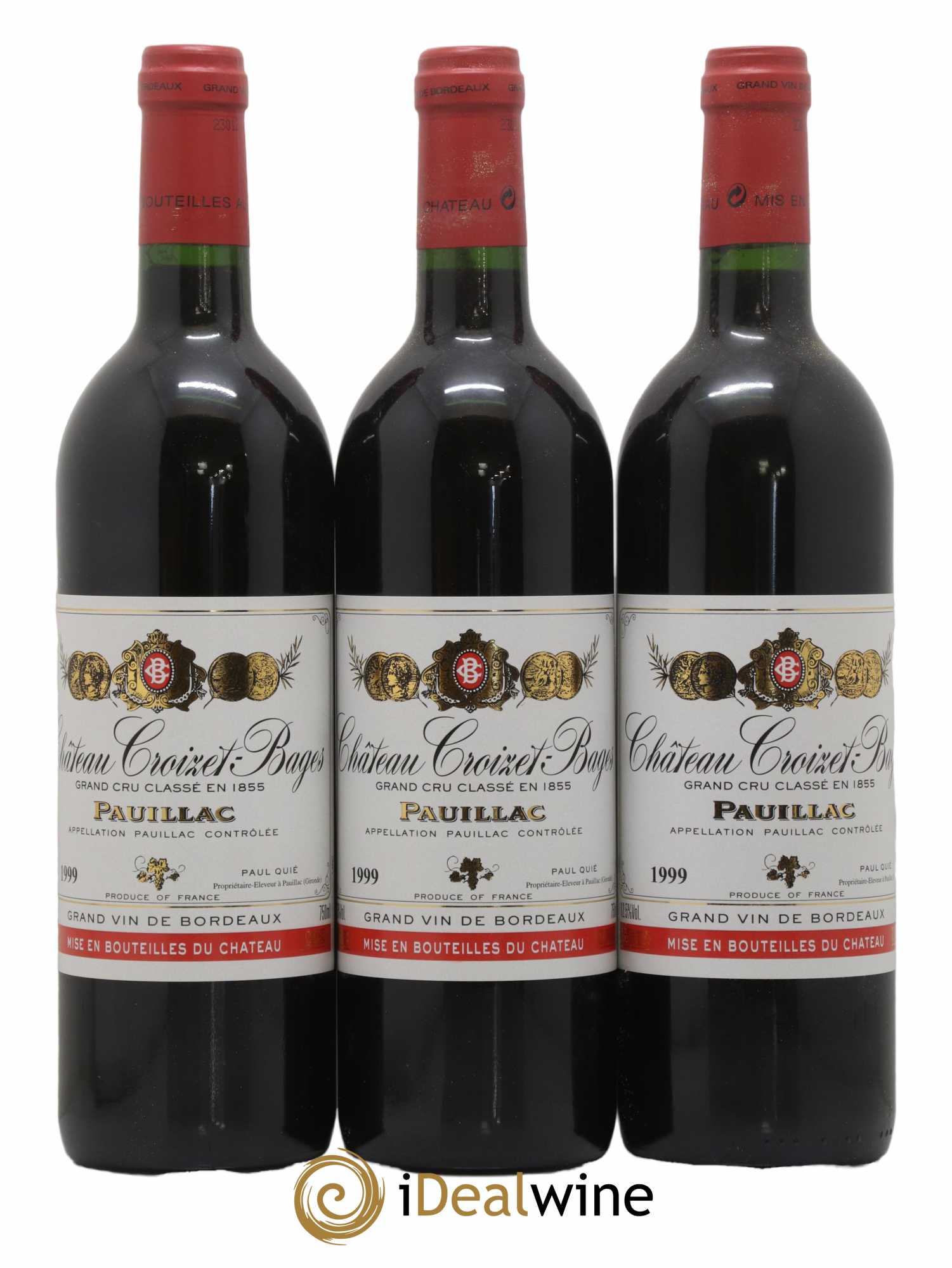 Château Croizet Bages 5ème Grand Cru Classé 1999 - Lot de 12 bouteilles - 2