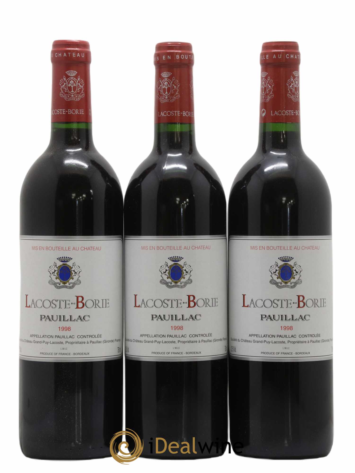 Lacoste Borie 1998 - Lot de 12 bouteilles - 3