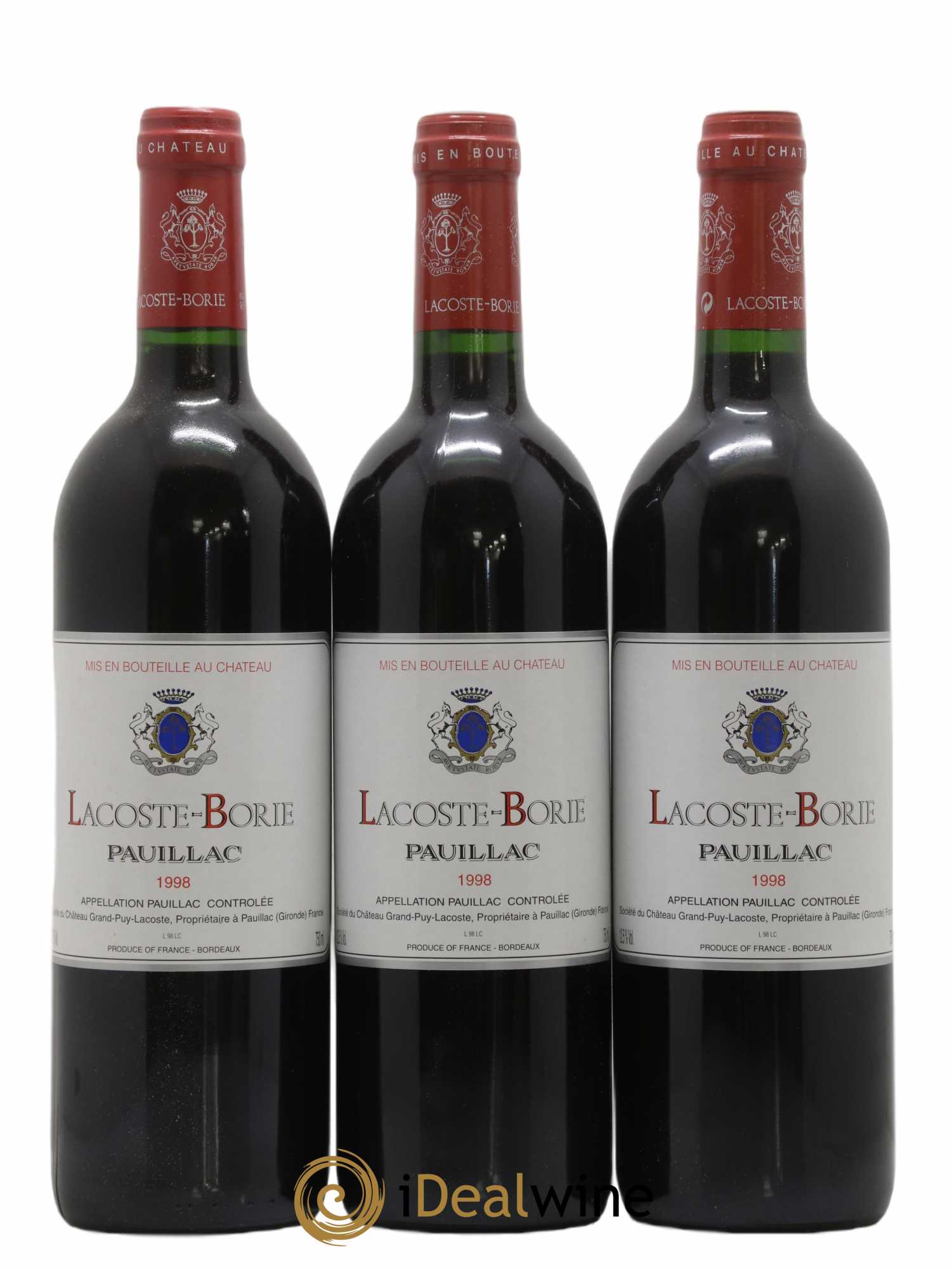 Lacoste Borie 1998 - Lot de 12 bouteilles - 4
