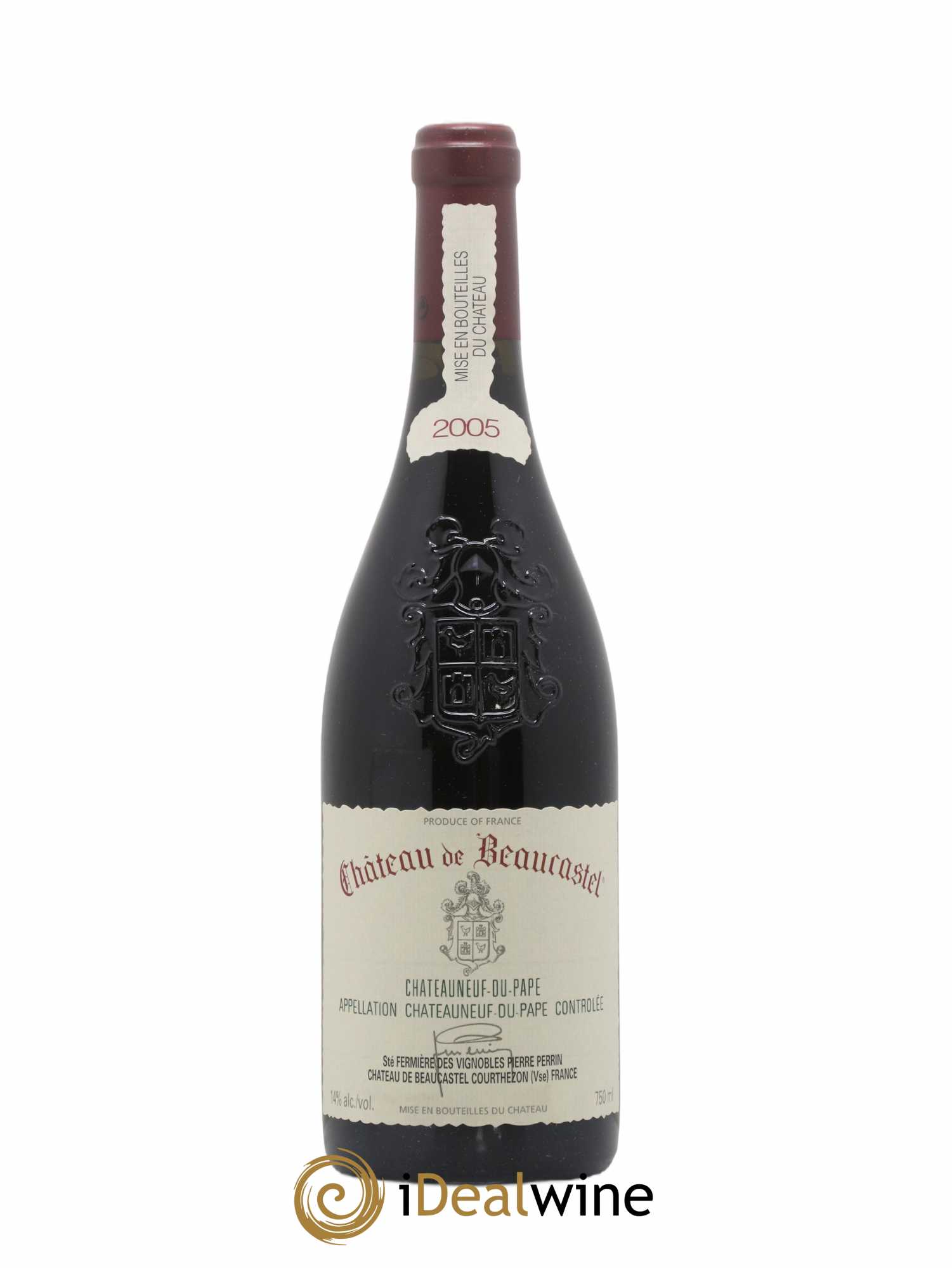 Châteauneuf-du-Pape Château de Beaucastel Famille Perrin 2005 - Lot de 1 bouteille - 0