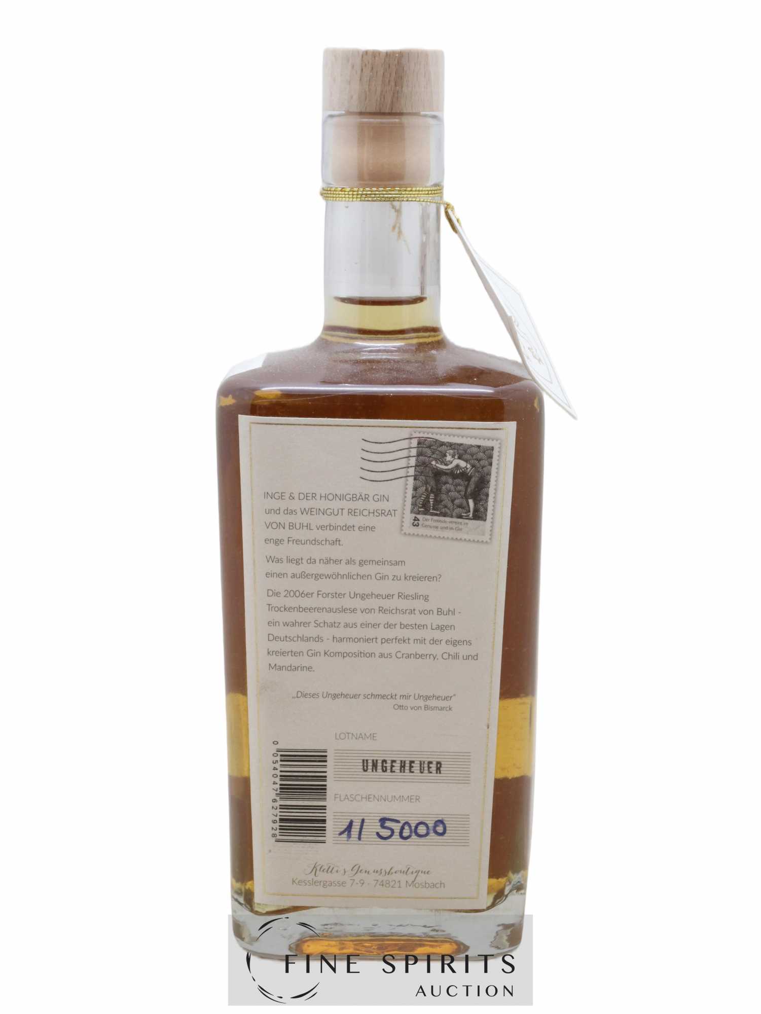 Inge & der Honigbär 2006 Of. Ungehever Flaschen Nr1 50cl - Posten von 1 Flasche - 2