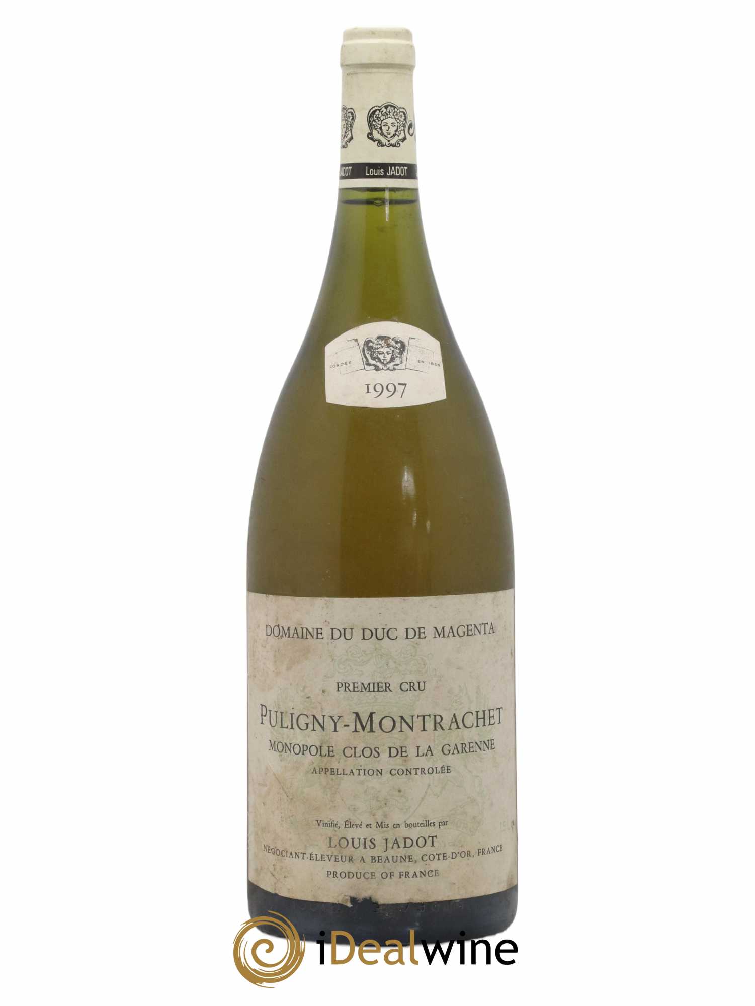 Puligny-Montrachet 1er Cru La Garenne - Domaine Duc de Magenta Maison Louis Jadot 1997 - Lot de 1 magnum - 0