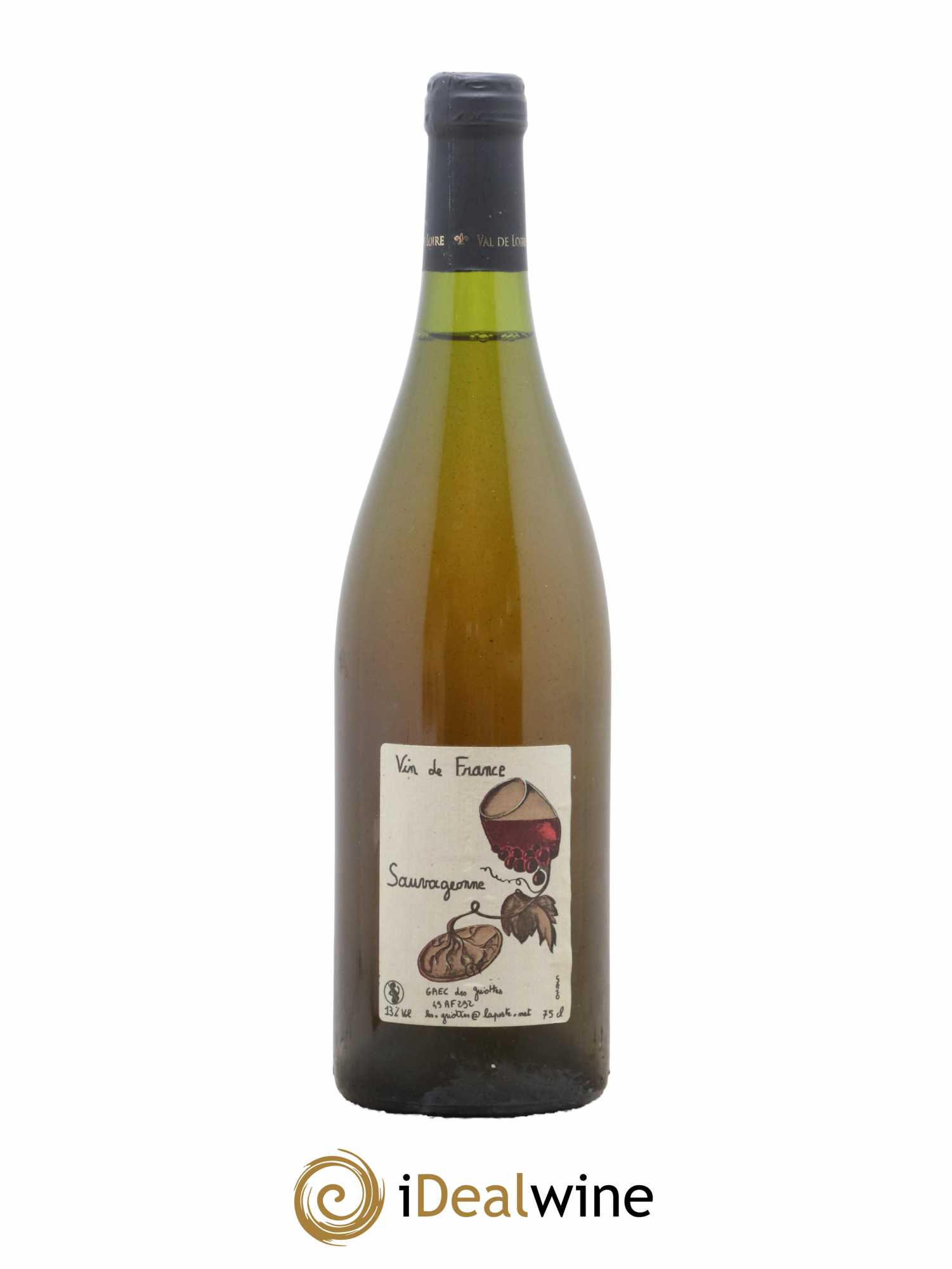 Vin de France Sauvageonne Domaine des Griottes - Patrick Desplats et Sébastien Dervieux 2010 - Lot de 1 bouteille - 0