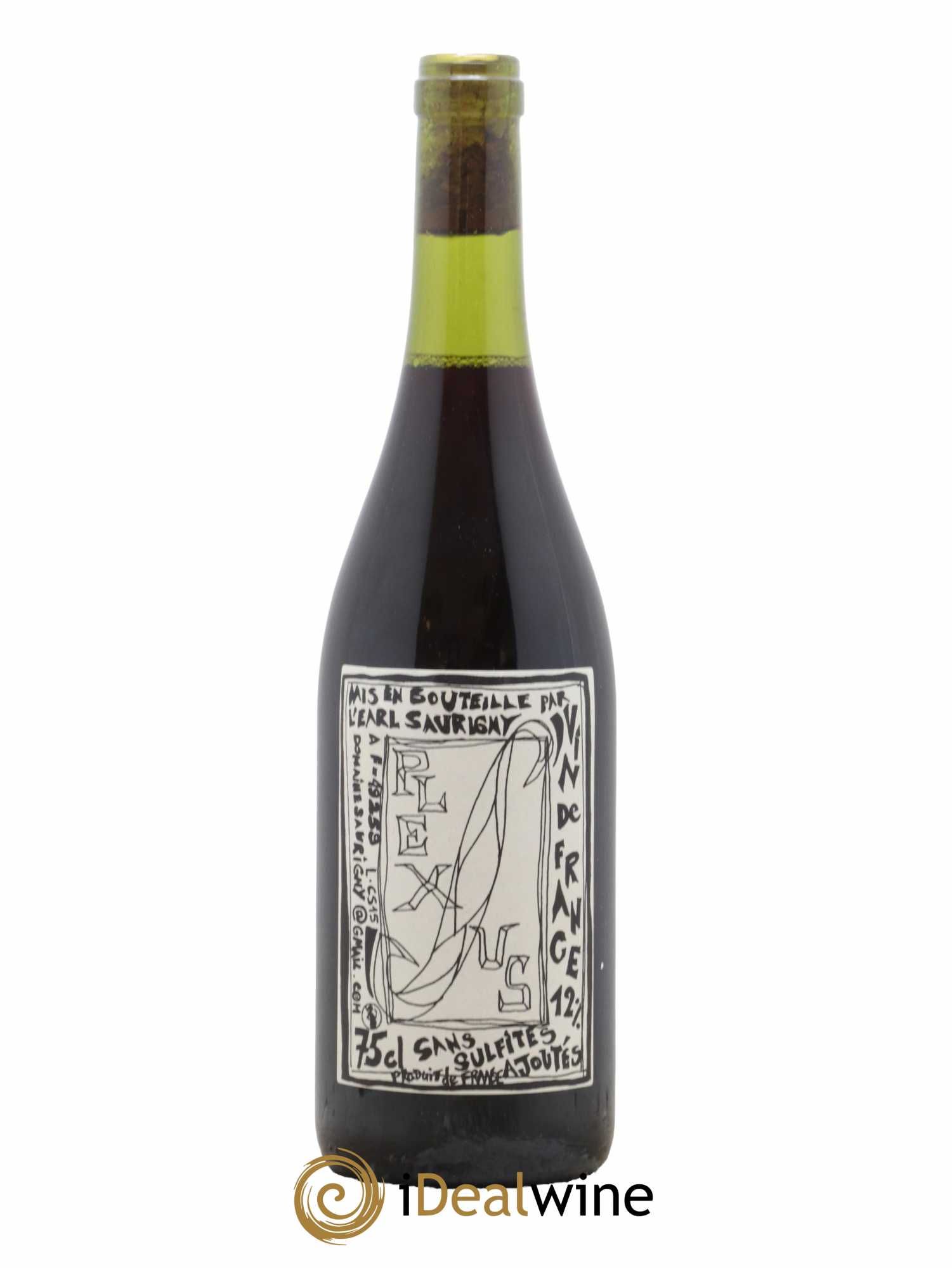 Vin de France Plexus Jerome Saurigny 2015 - Lot de 1 bouteille - 0