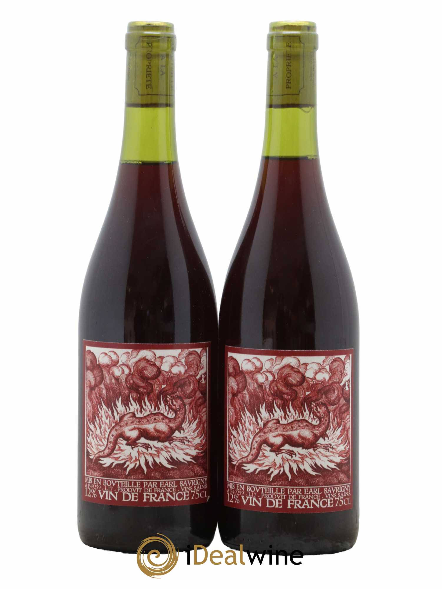 Vin de France Salamandre Jérôme Saurigny 2017 - Lot de 2 bouteilles - 0