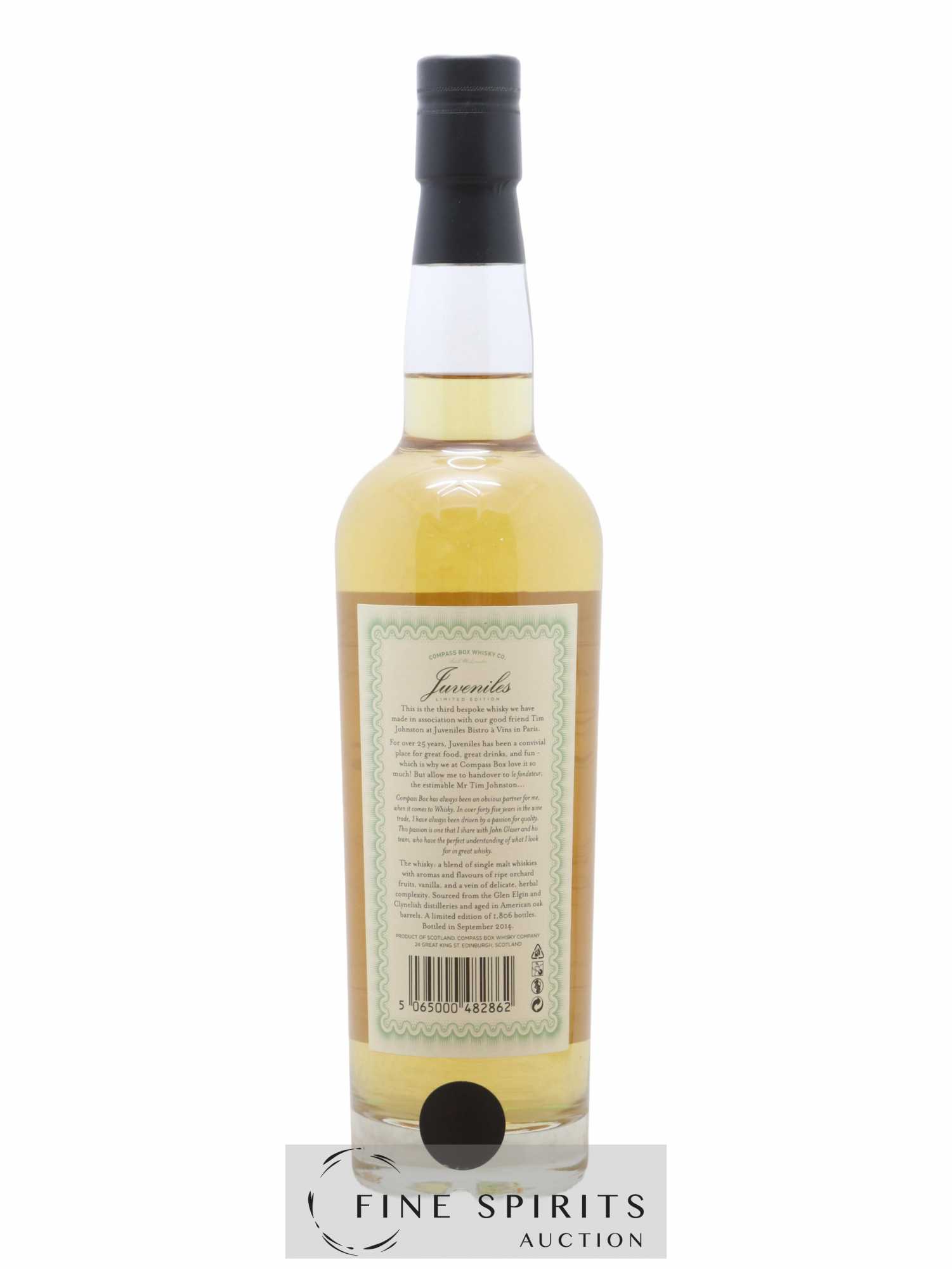 Juveniles Compass Box One of 1806 - bottled 2014 Limited Edition - Lot de 1 bouteille - 1