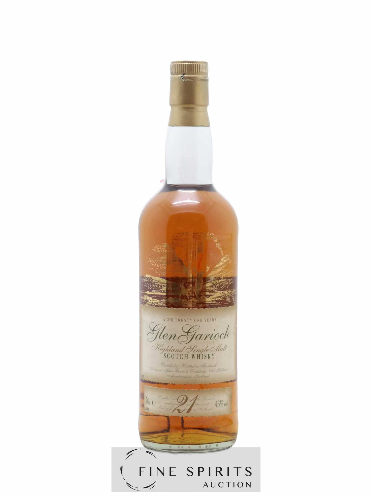 Glen Garioch 21 years Of. Golden Deer Limited Edition (70cl.) - Lot de 1 bouteille - 1