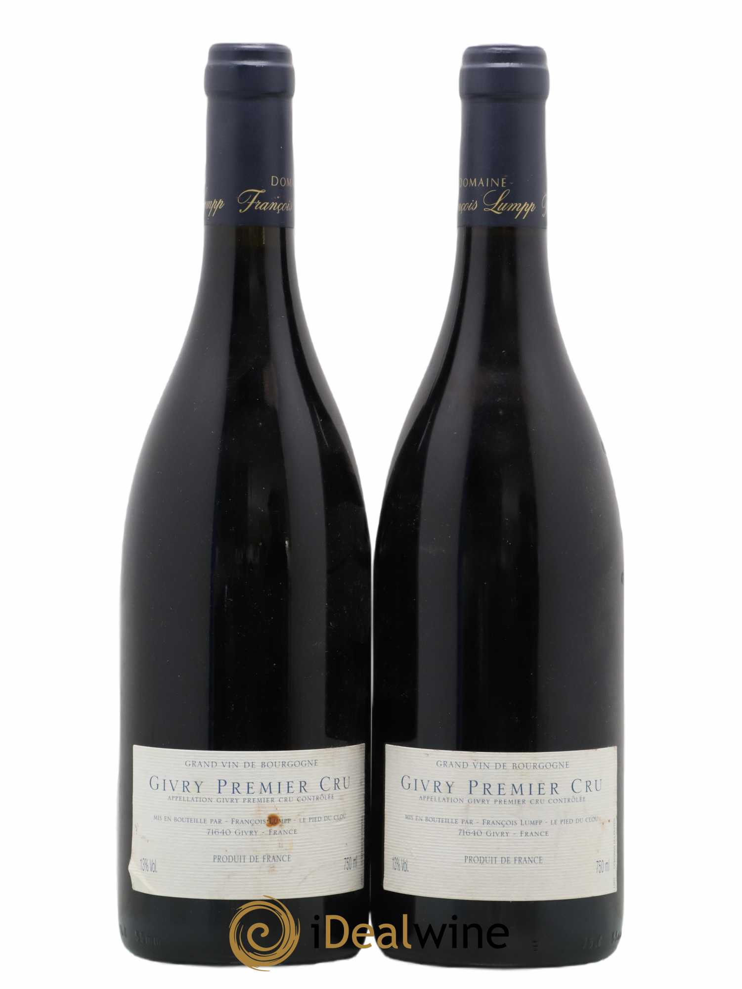 Givry 1er Cru Clos Jus François Lumpp (Domaine) 2005 - Lot of 2 bottles - 1