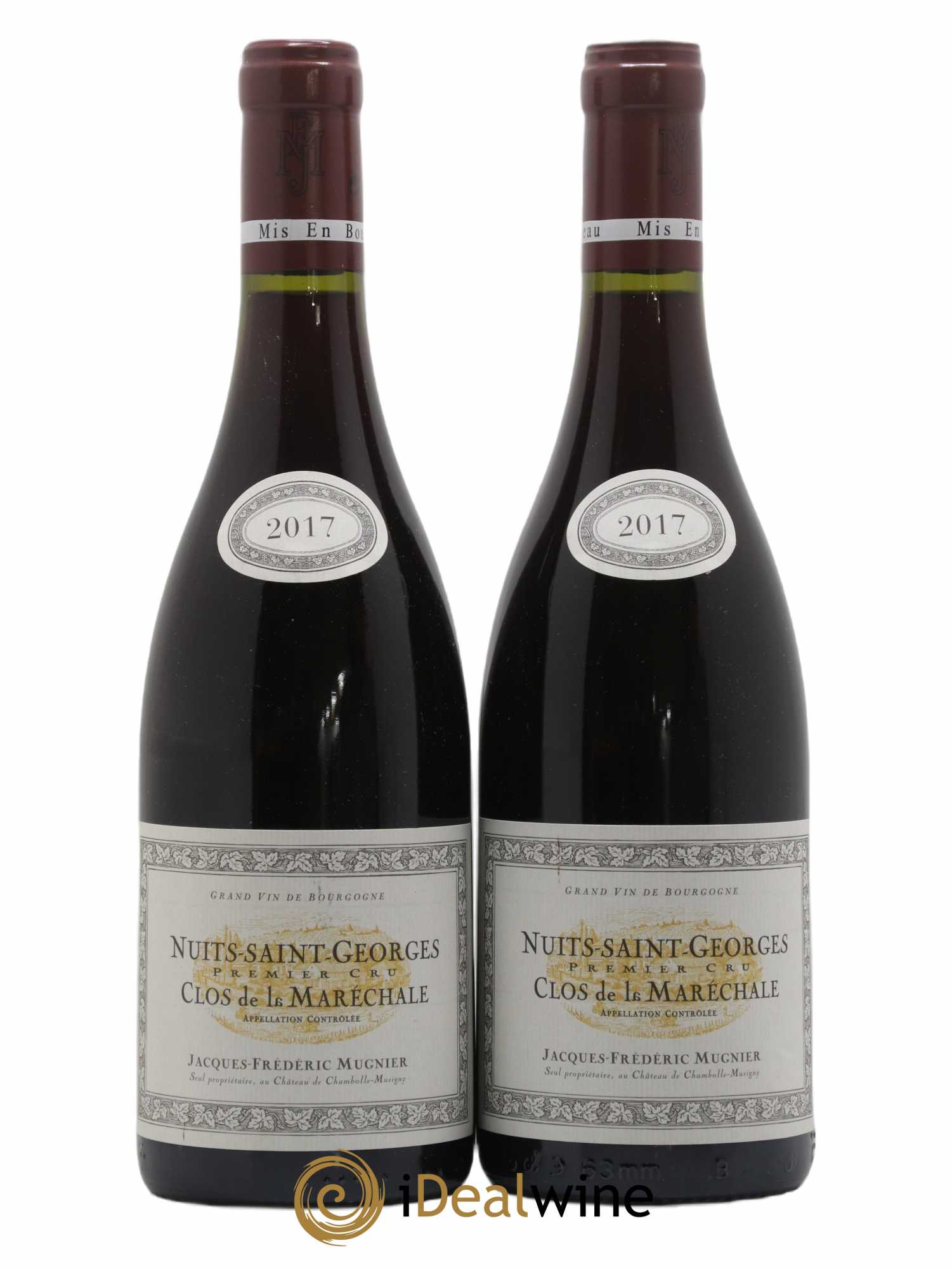 Nuits-Saint-Georges 1er Cru Clos de La Maréchale Jacques-Frédéric Mugnier 2017 - Lot de 2 bouteilles - 0