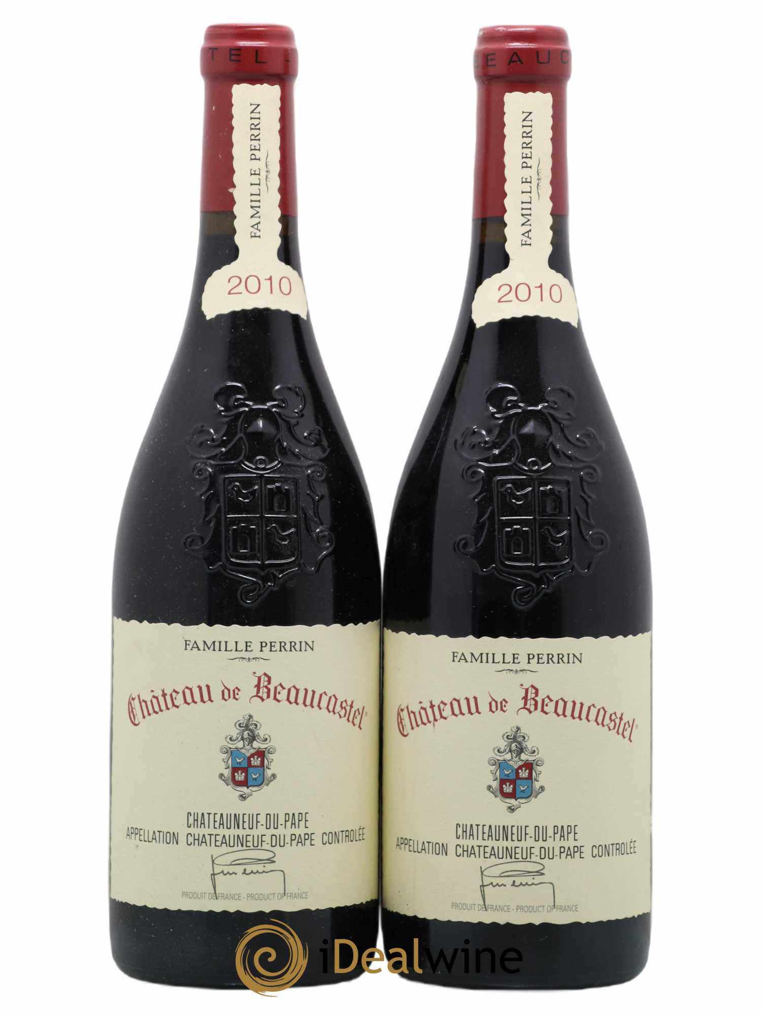Châteauneuf-du-Pape Château de Beaucastel Famille Perrin 2010 - Lot de 2 bouteilles - 0