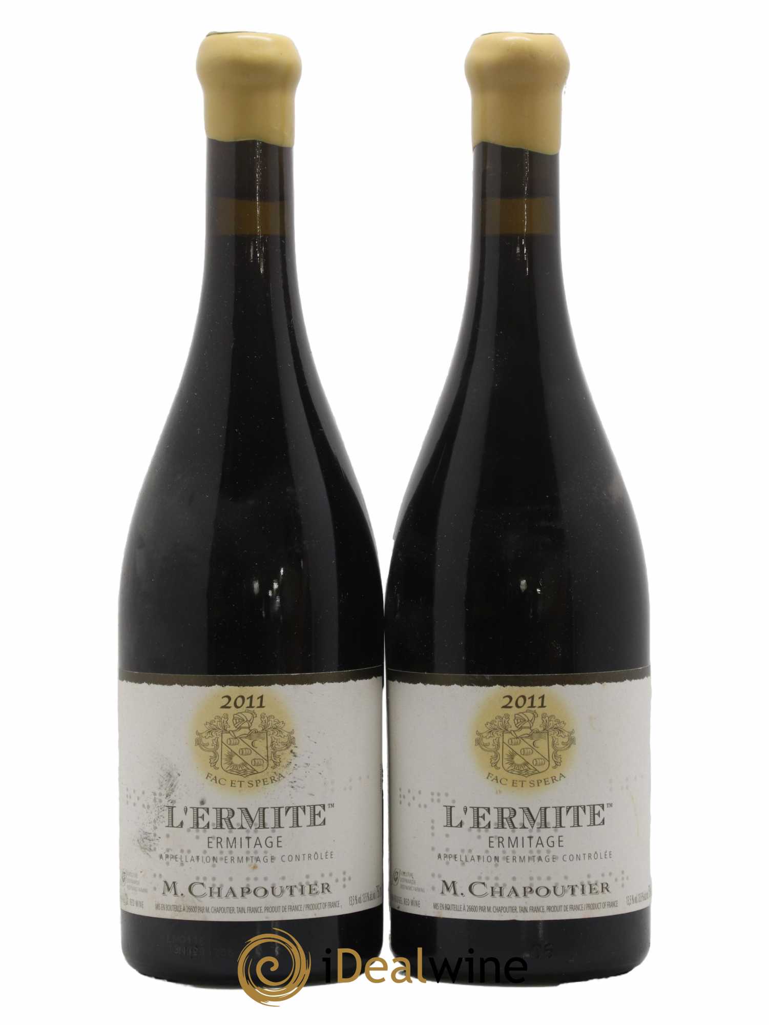 Hermitage Ermitage L'Hermite Chapoutier 2011 - Lot de 2 bouteilles - 0