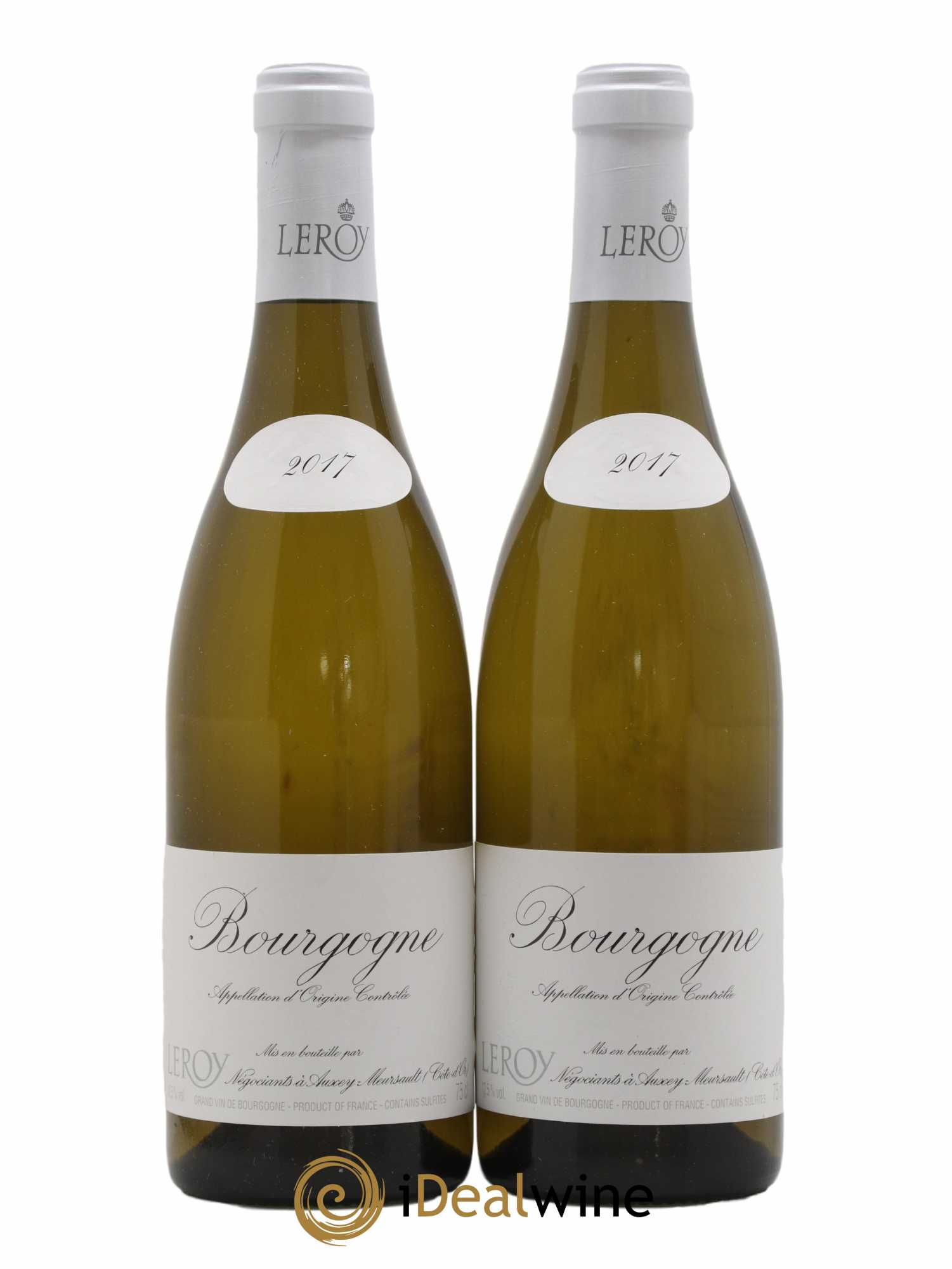Bourgogne Leroy SA 2017 - Lot de 2 bouteilles - 0