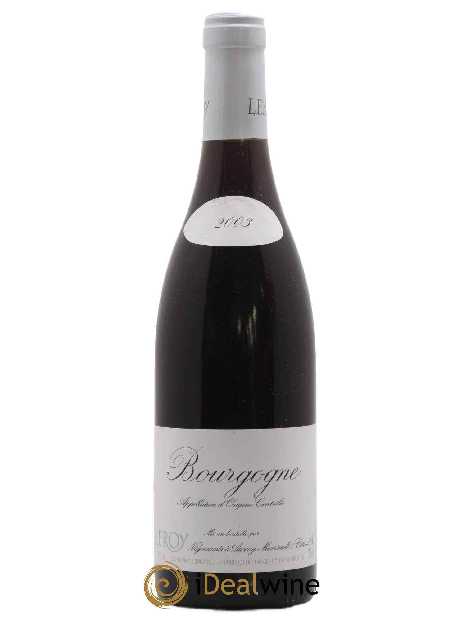 Bourgogne Leroy SA 2003 - Lot de 1 bouteille - 0