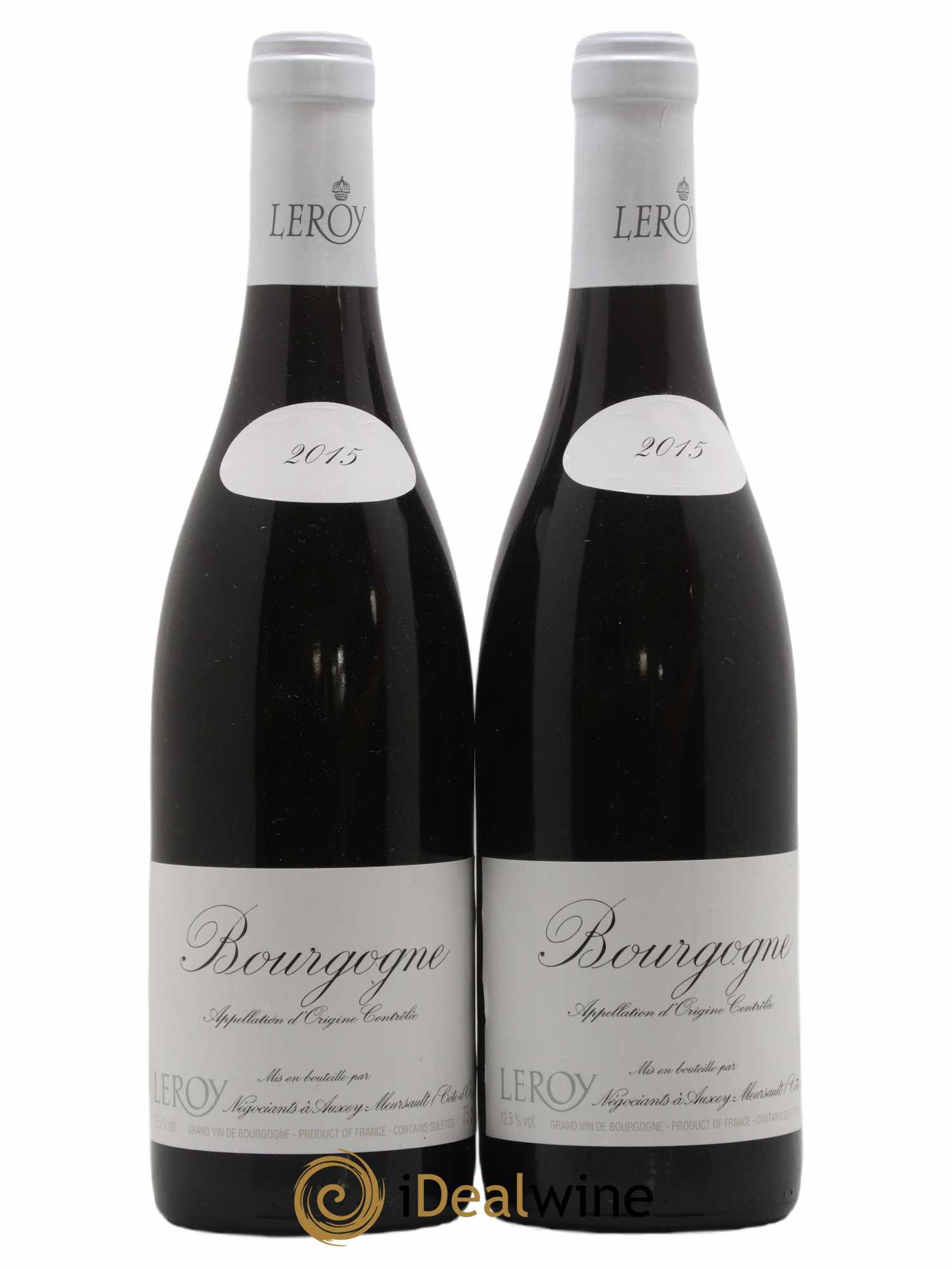 Bourgogne Leroy SA 2015 - Lot de 2 bouteilles - 0