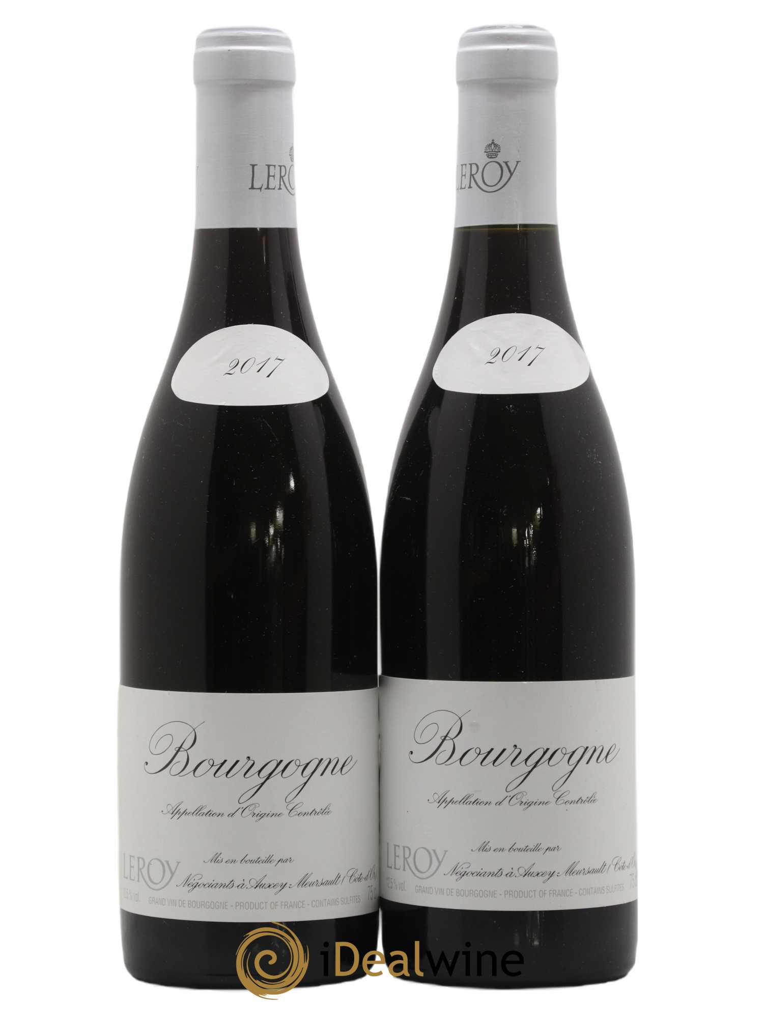 Bourgogne Leroy SA 2017 - Lot de 2 bouteilles - 0