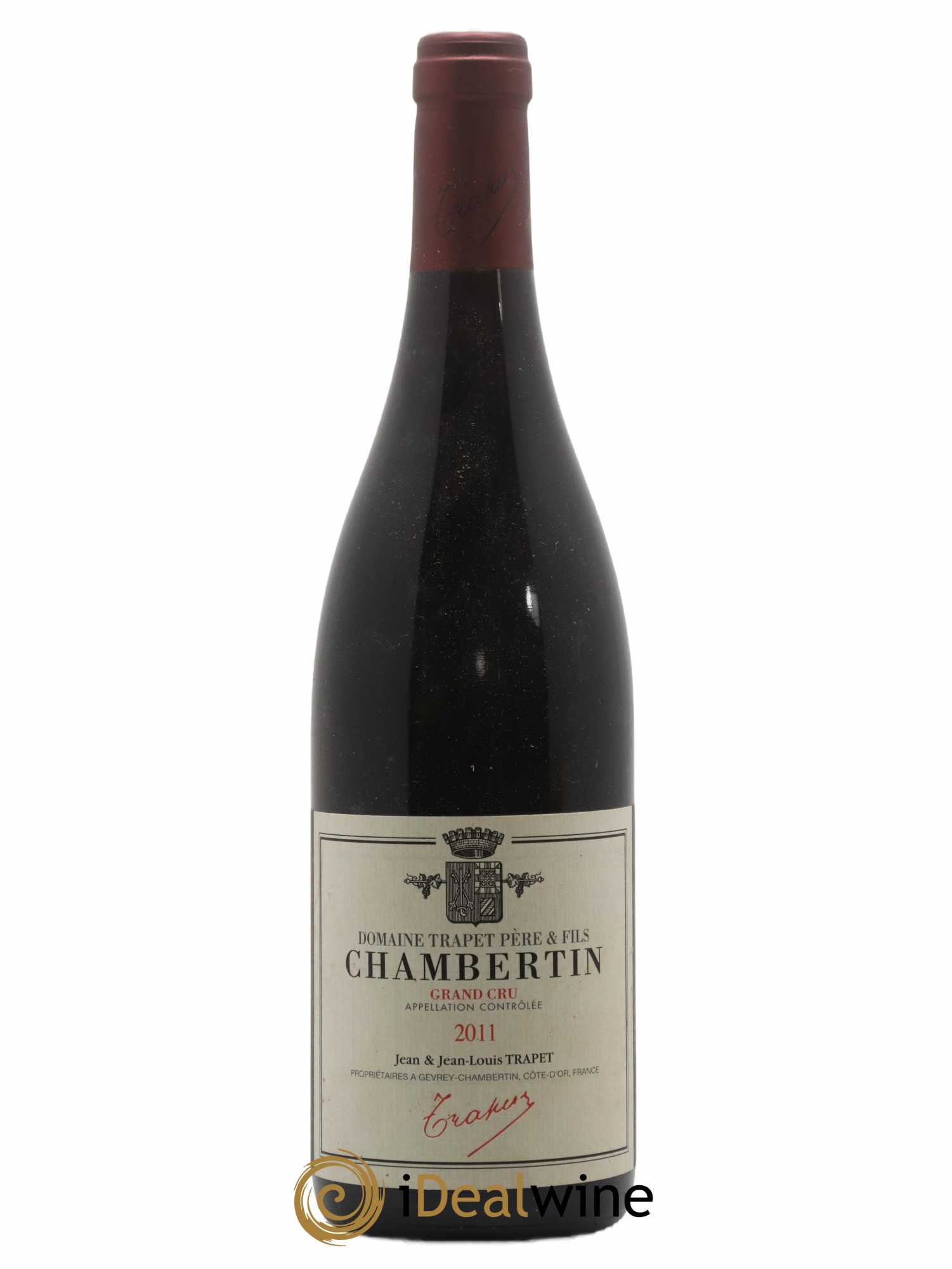 Chambertin Grand Cru Domaine Trapet 2011 - Lot de 1 bouteille - 0