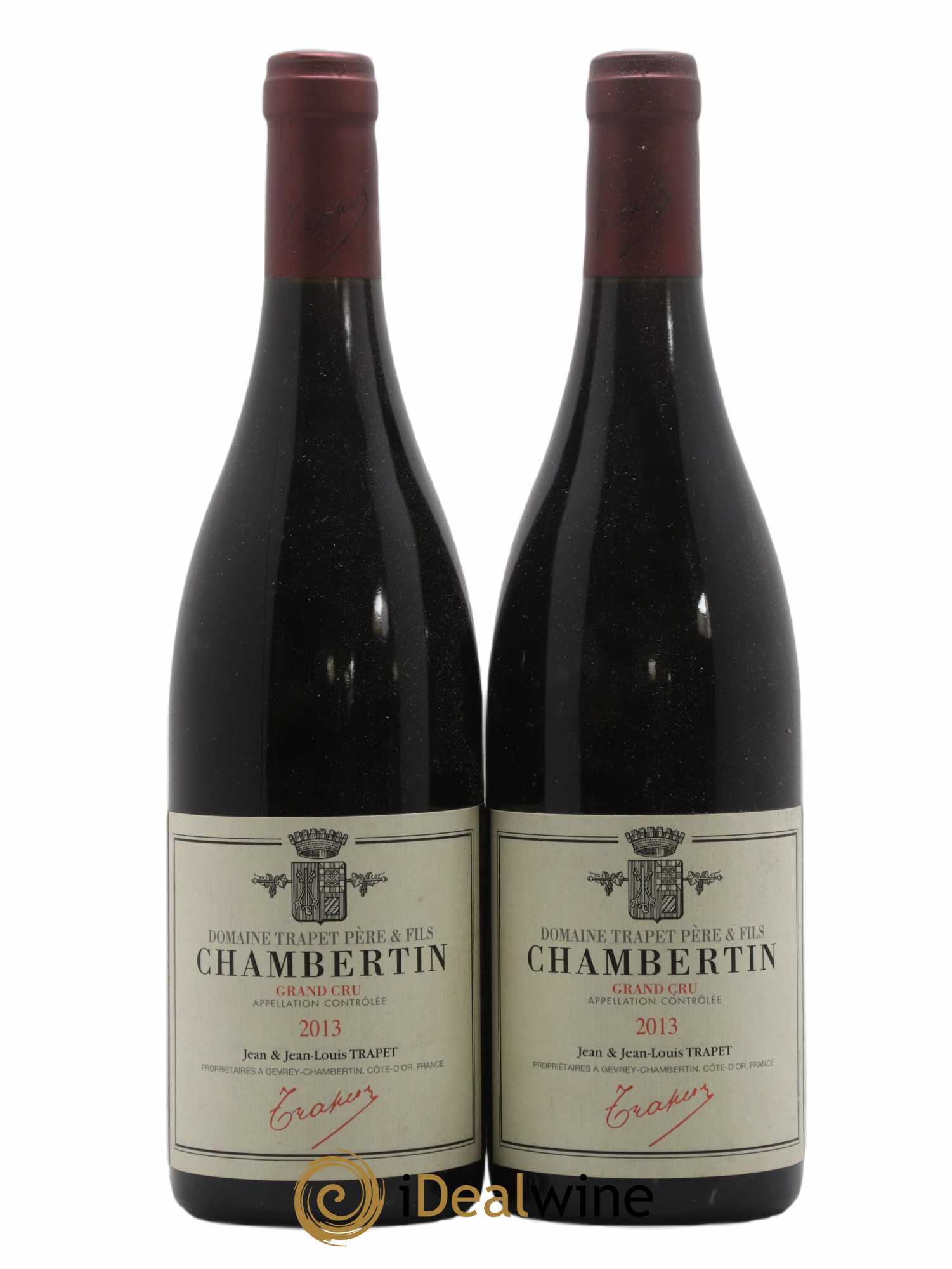 Chambertin Grand Cru Domaine Trapet 2013 - Lot de 2 bouteilles - 0