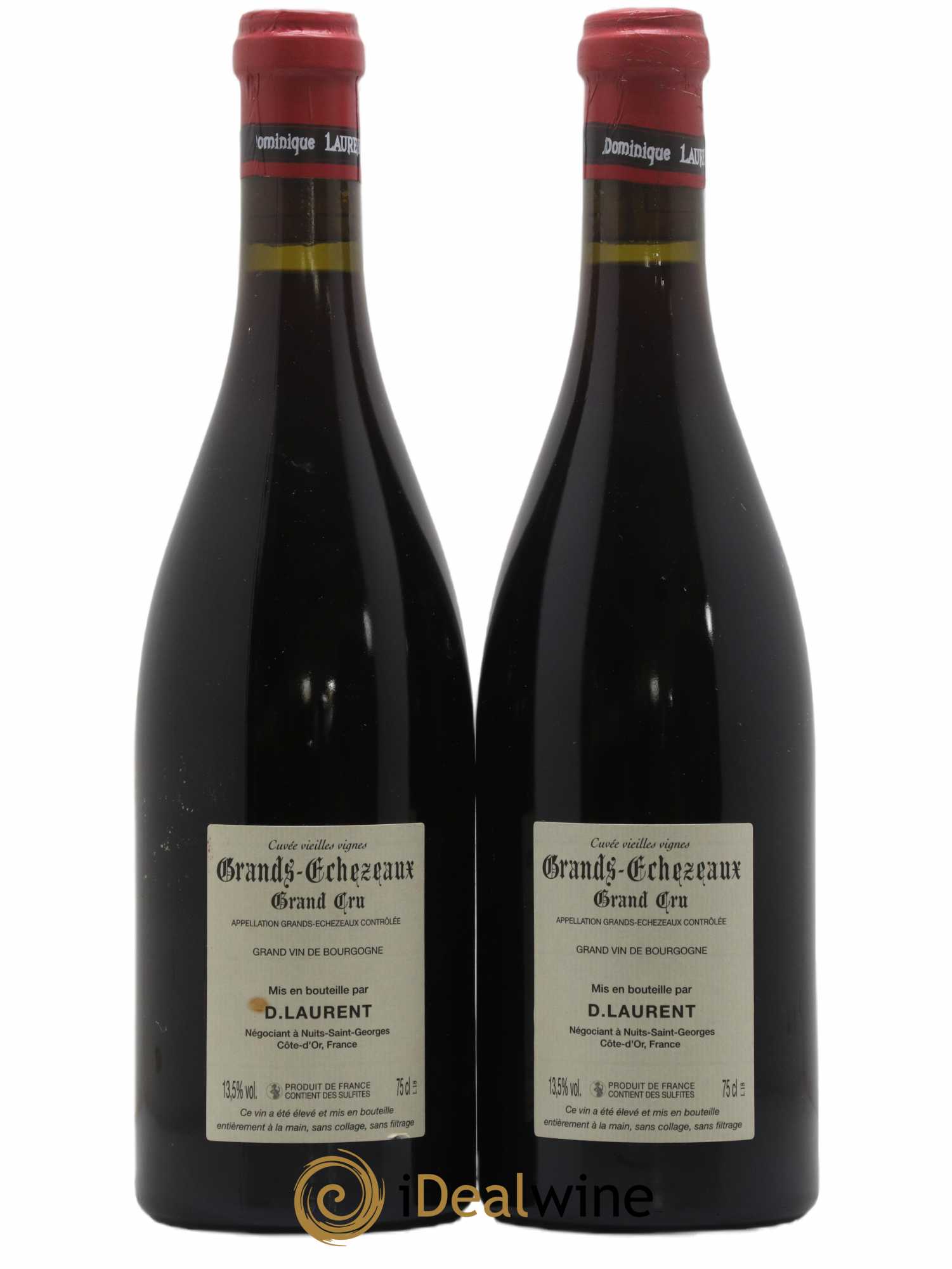 Grands-Echezeaux Grand Cru Dominique Laurent Grande Cuvée Vieilles Vignes 2009 - Lot of 2 bottles - 1