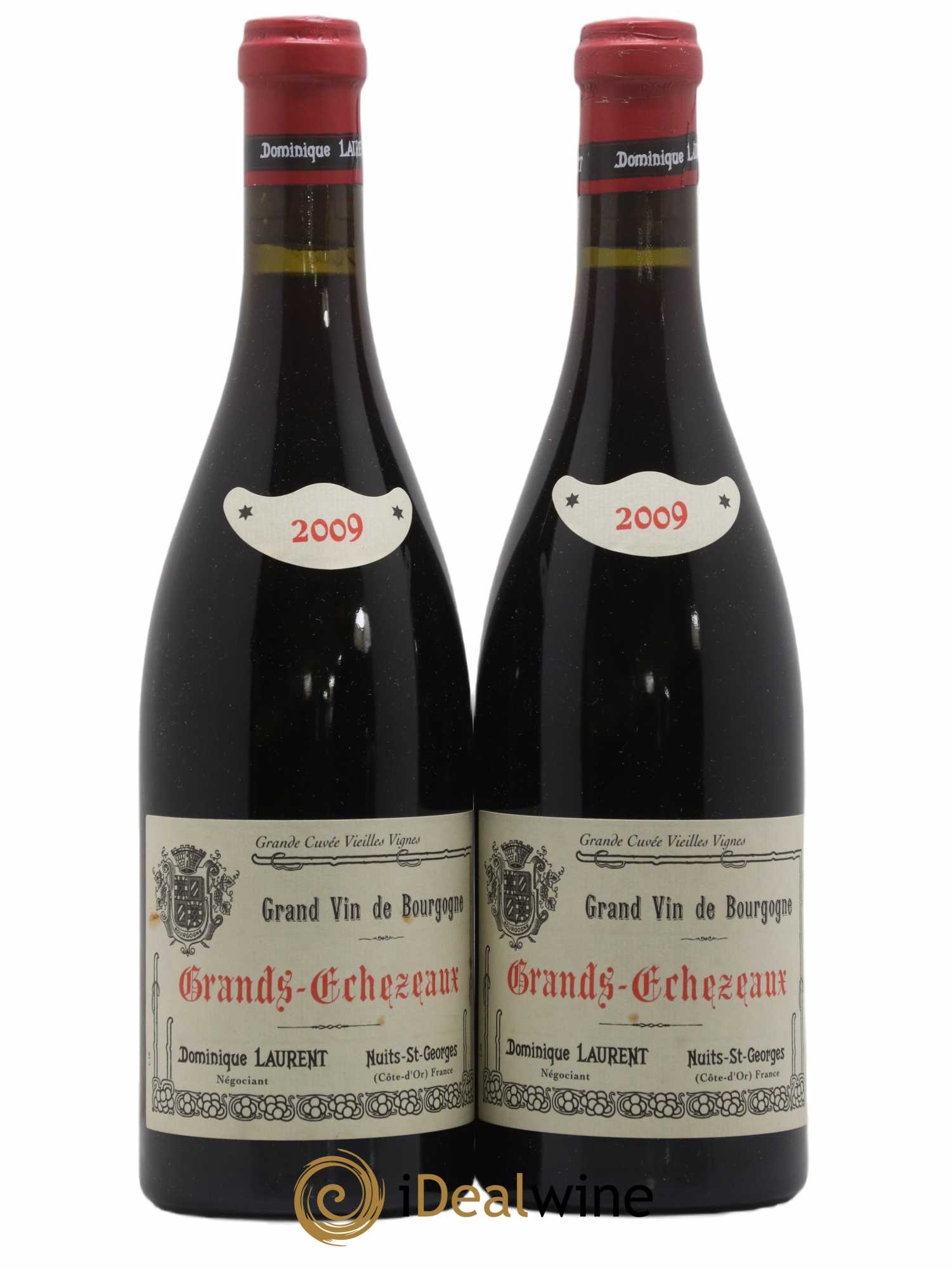 Grands-Echezeaux Grand Cru Dominique Laurent Grande Cuvée Vieilles Vignes 2009 - Lot of 2 bottles - 0