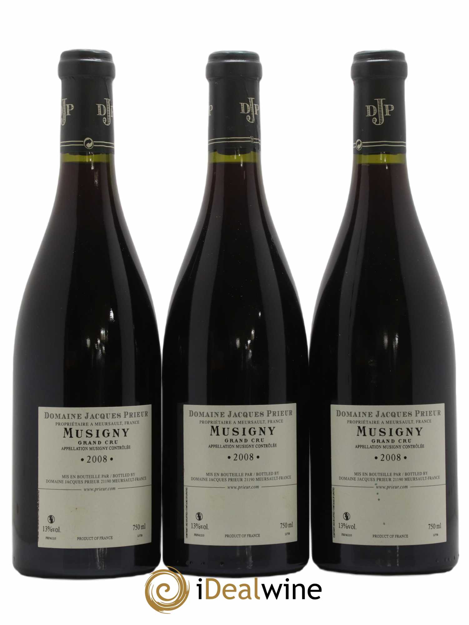 Musigny Grand Cru Jacques Prieur (Domaine) 2008 - Lot de 3 bouteilles - 1