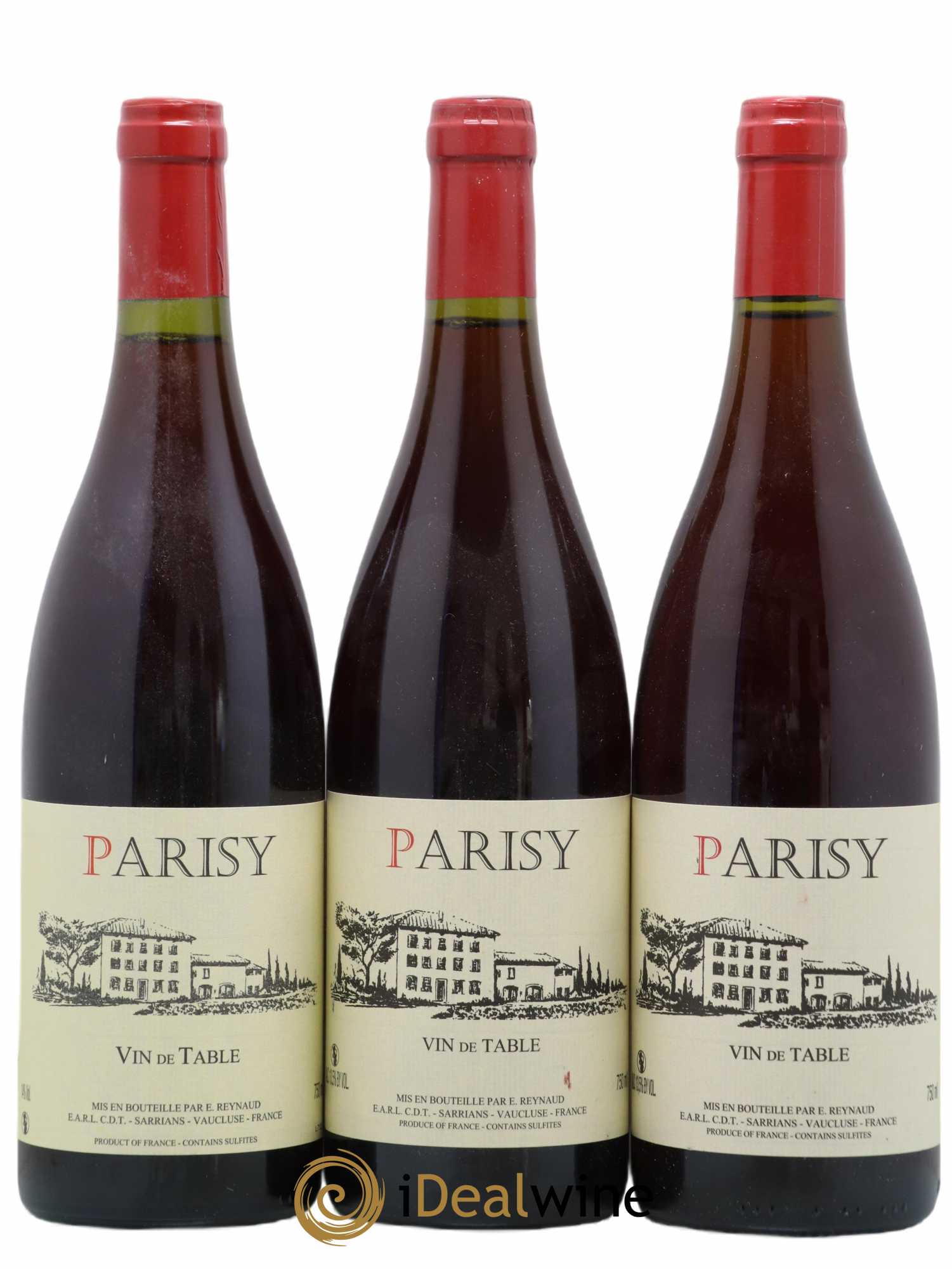 Vin de Table Parisy Emmanuel Reynaud - Lot de 3 bouteilles - 0