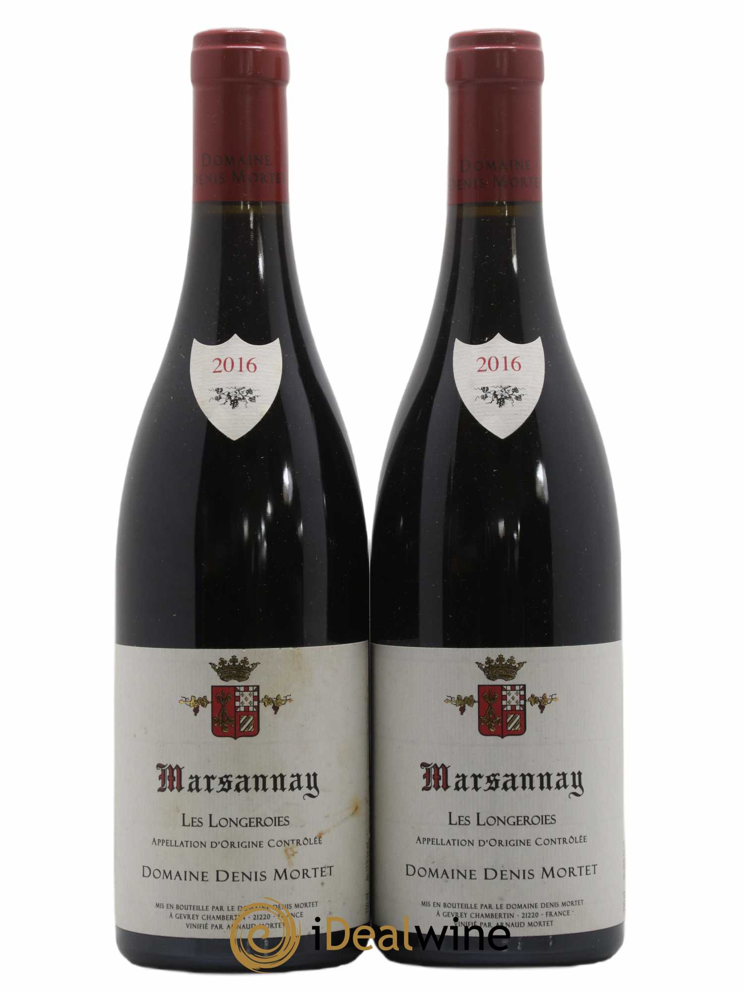 Marsannay Les Longeroies Denis Mortet (Domaine) 2016 - Lot de 2 bouteilles - 0