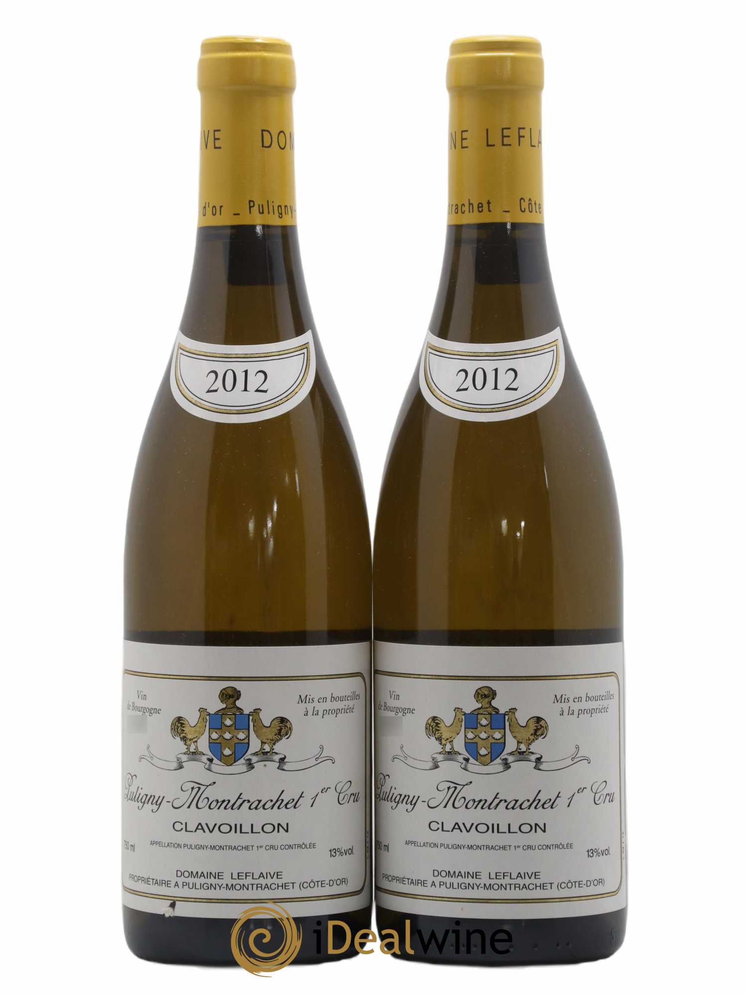 Puligny-Montrachet 1er Cru Clavoillon Leflaive (Domaine) 2012 - Lot de 2 bouteilles - 0