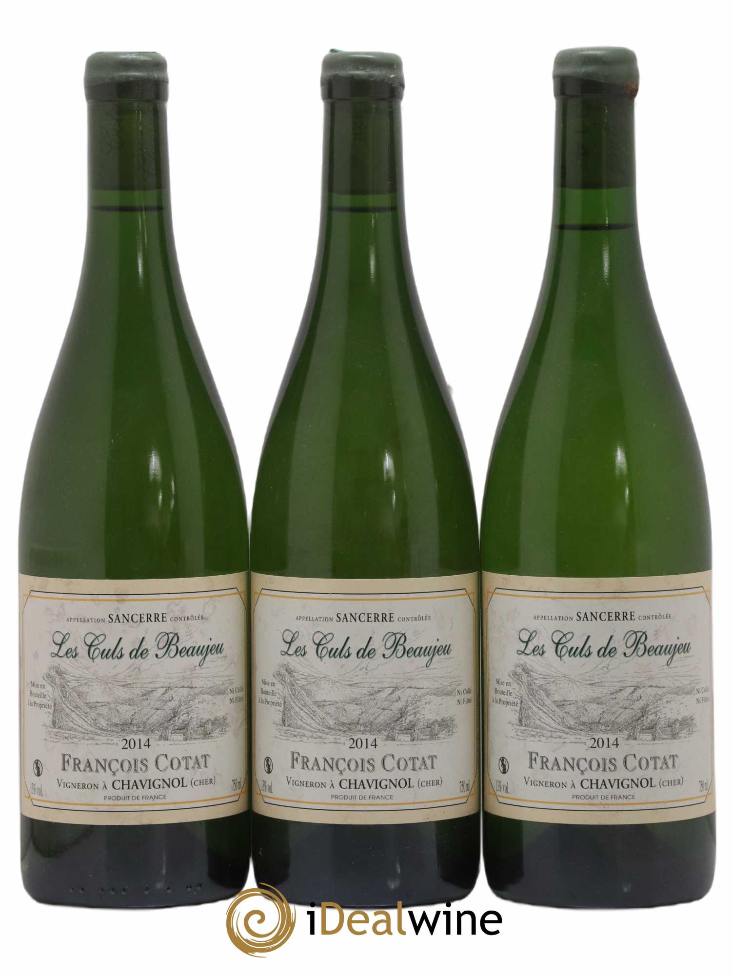 Sancerre Les Culs de Beaujeu François Cotat 2014 - Lot de 3 bouteilles - 0