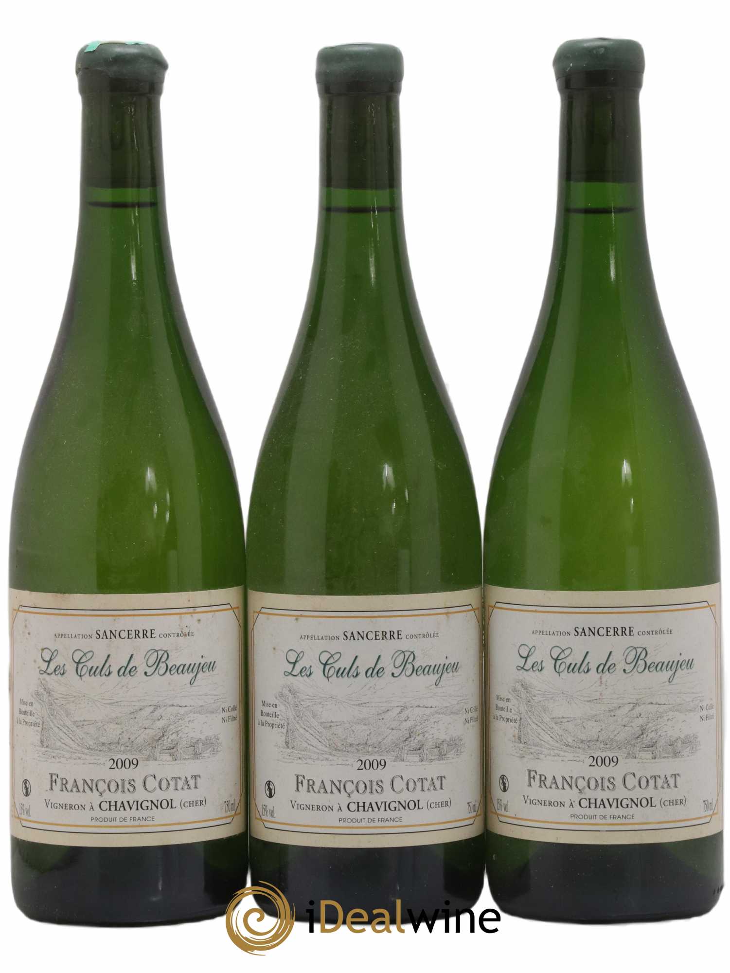 Sancerre Les Culs de Beaujeu François Cotat 2009 - Lot de 3 bouteilles - 0