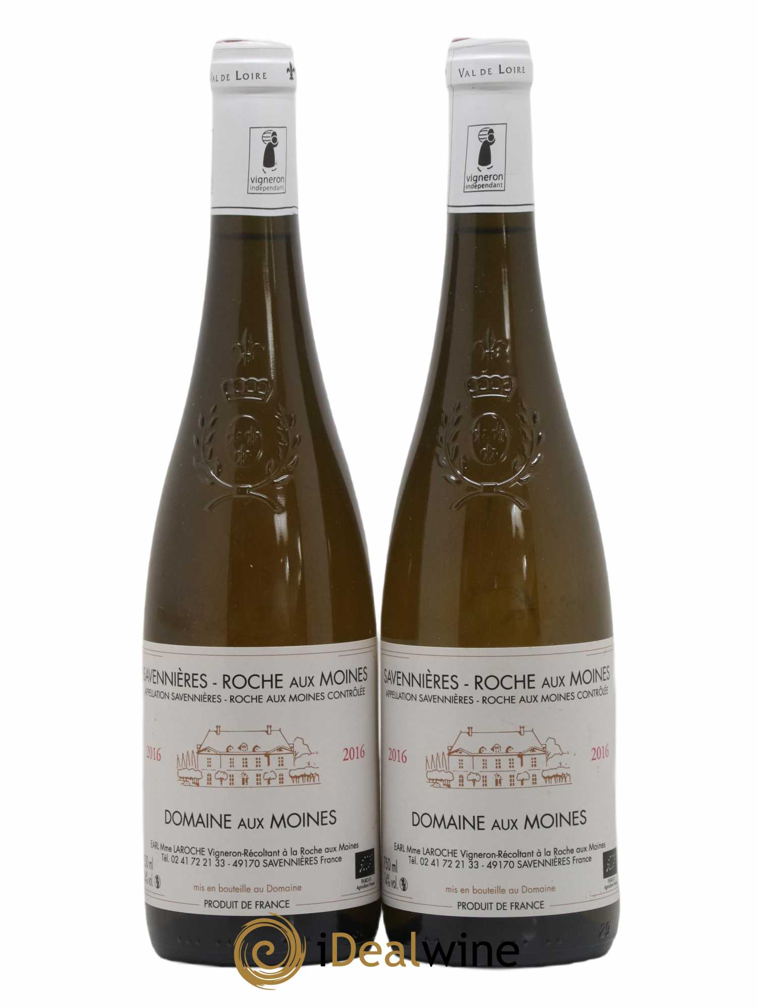 Savennières Roche aux Moines Domaine aux Moines 2016 - Lot de 2 bouteilles - 0