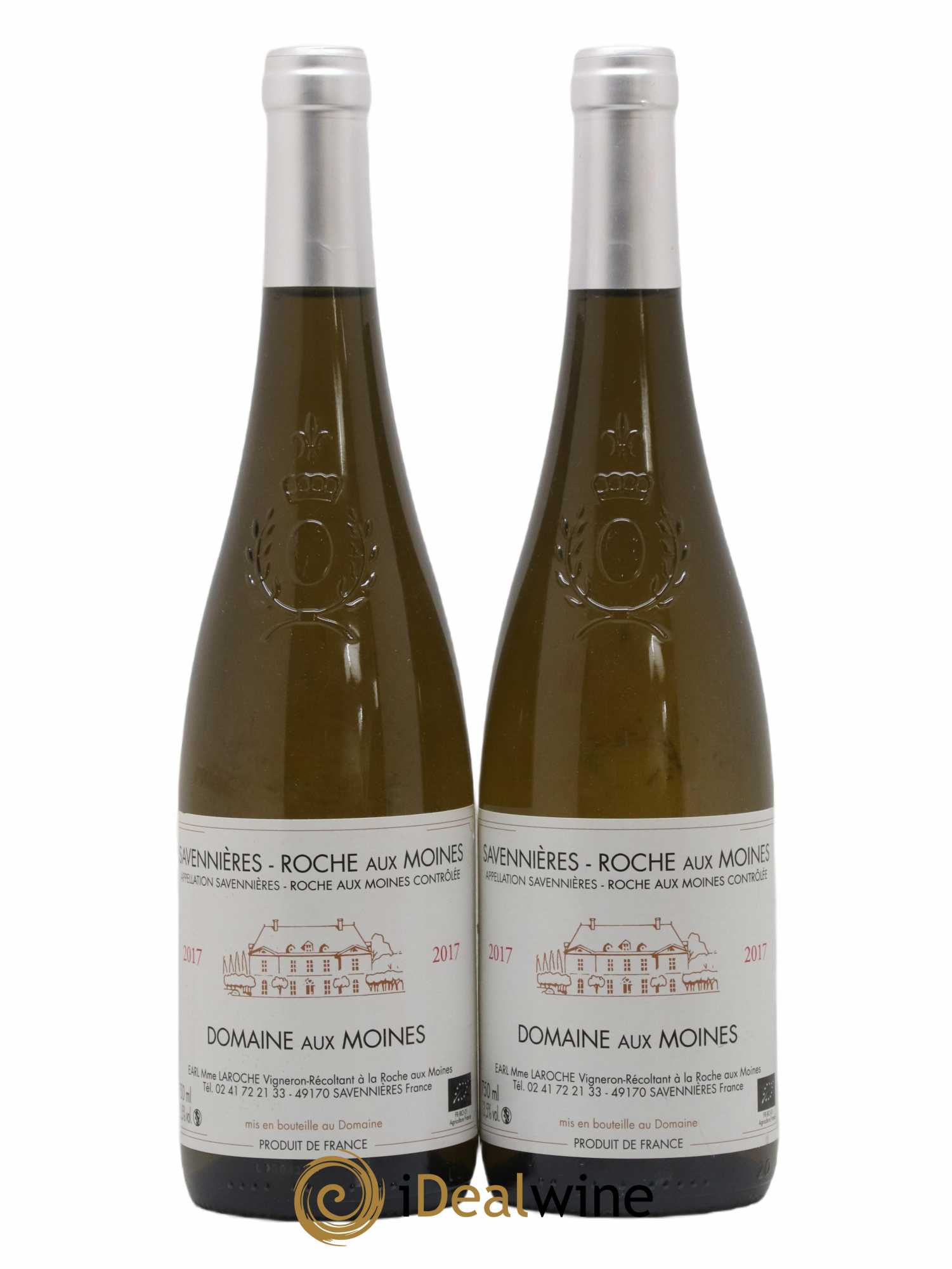Savennières Roche aux Moines Domaine aux Moines 2017 - Lot de 2 bouteilles - 0
